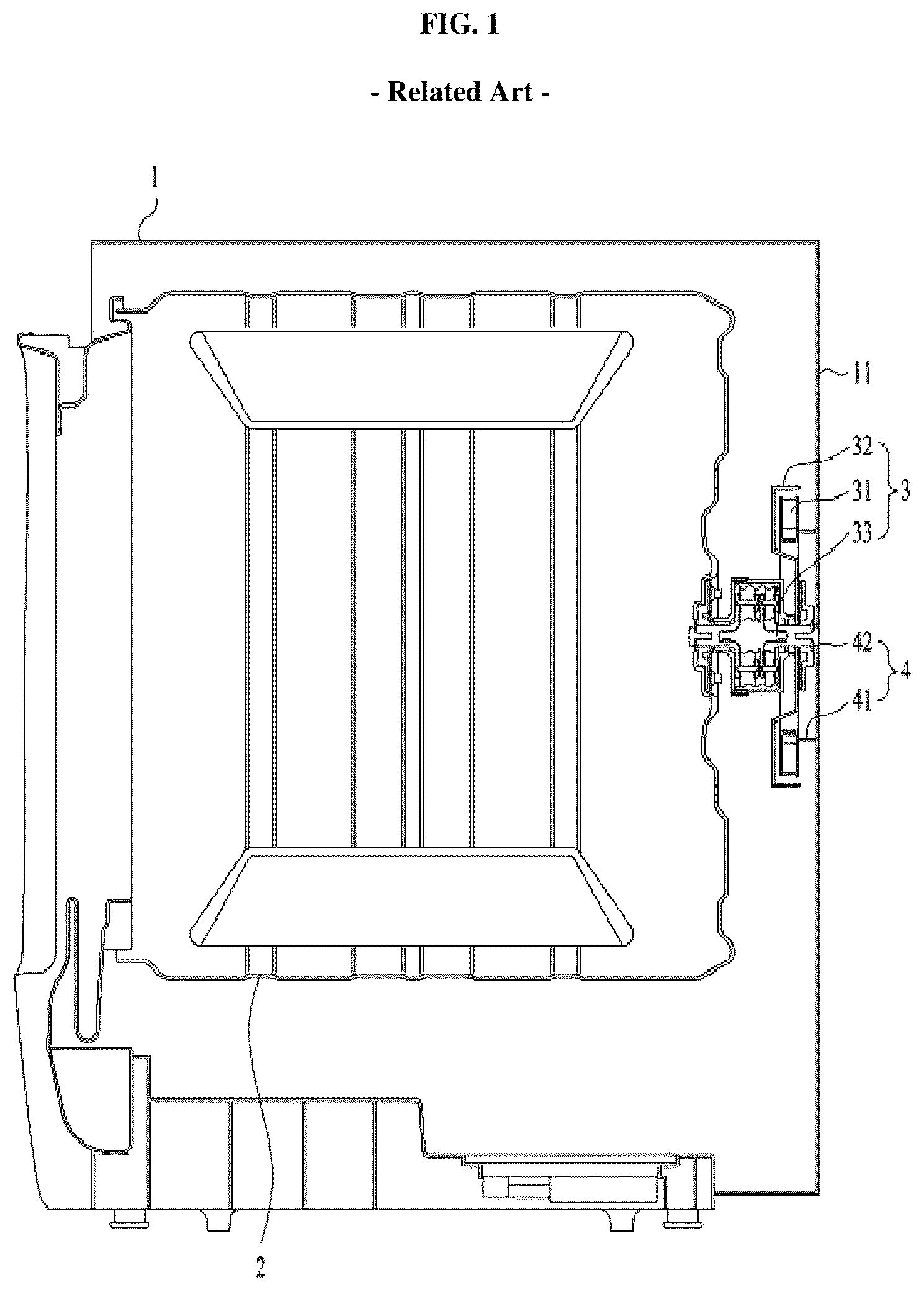 Patent US12297585 — Laundry treating apparatus — Figure 1