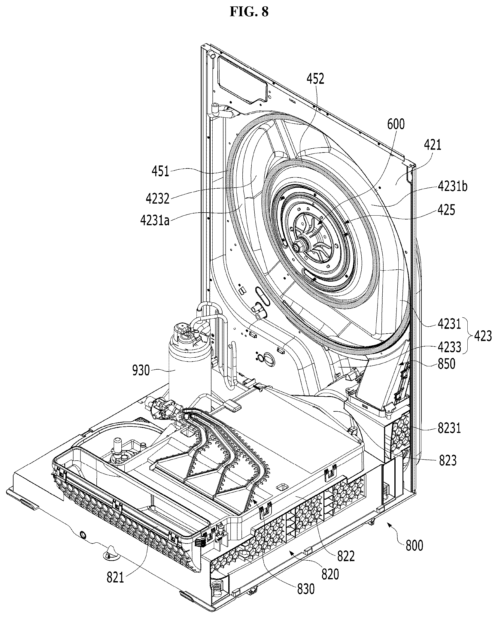 Patent US12297585 Figure 10 – Laundry treating apparatus