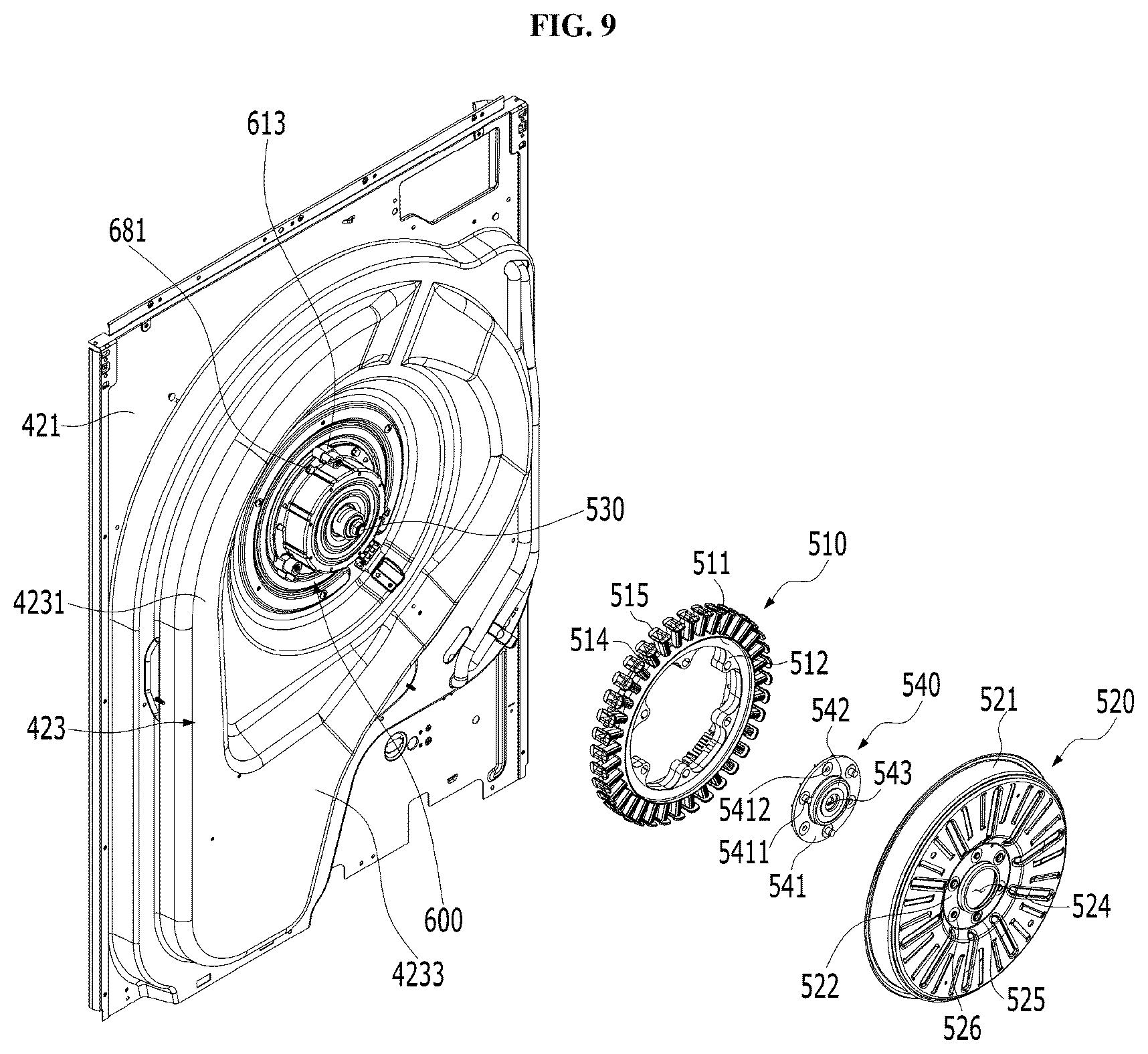 Patent US12297585 Figure 11 – Laundry treating apparatus