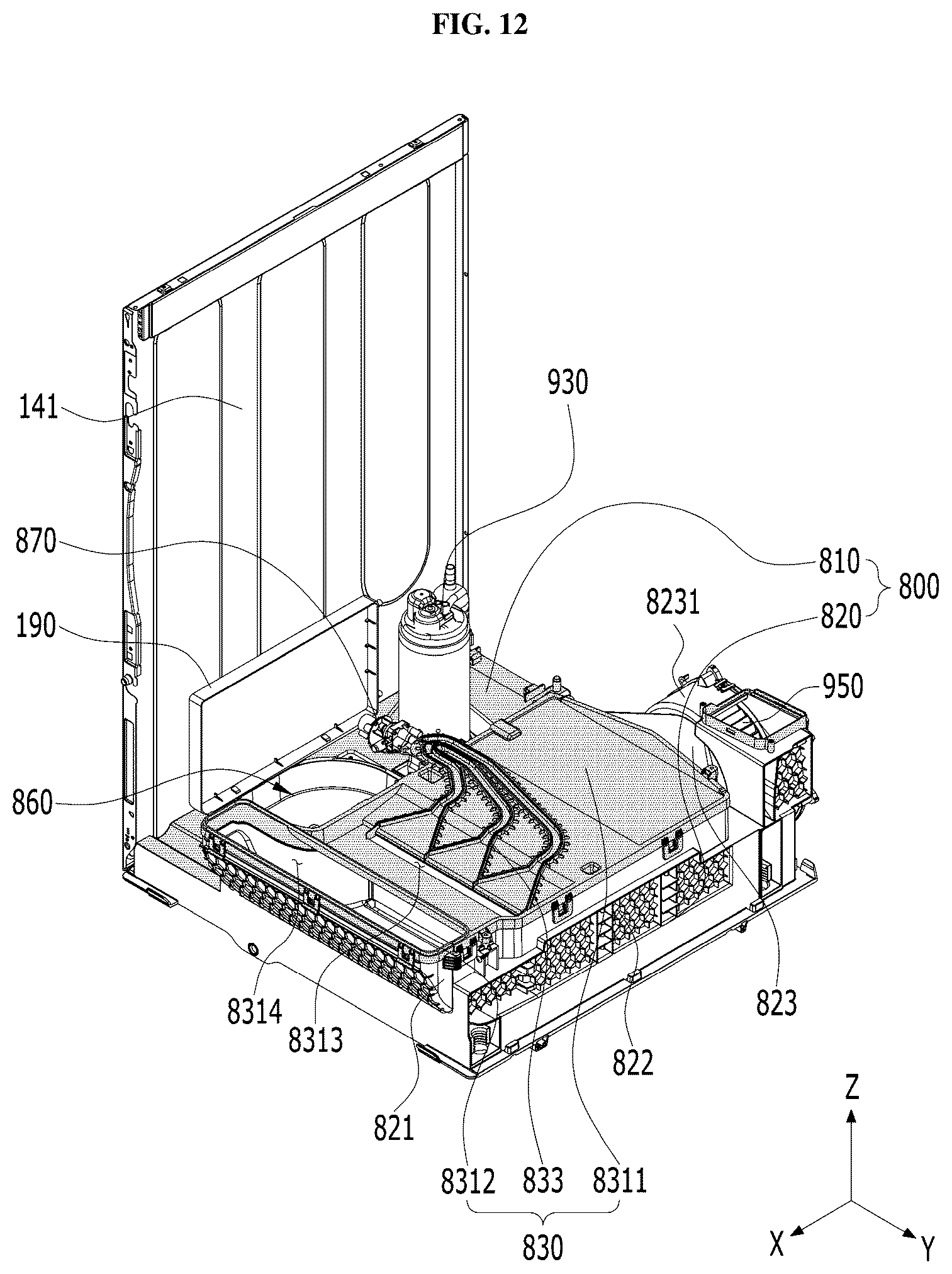 Patent US12297585 Figure 14 – Laundry treating apparatus