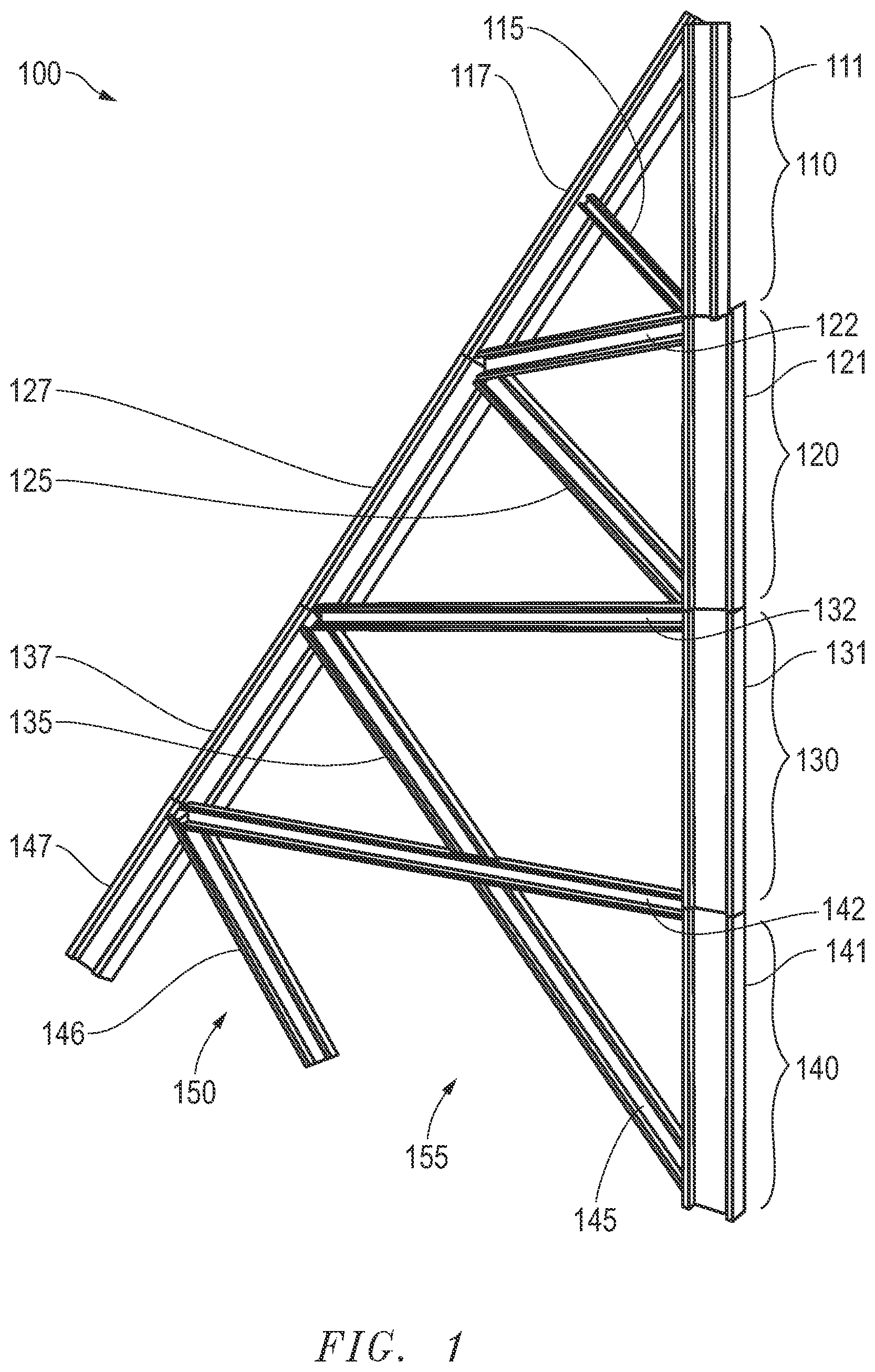 Patent US12297616 — Modular closed loop pumped storage hydropower plant — Figure 1