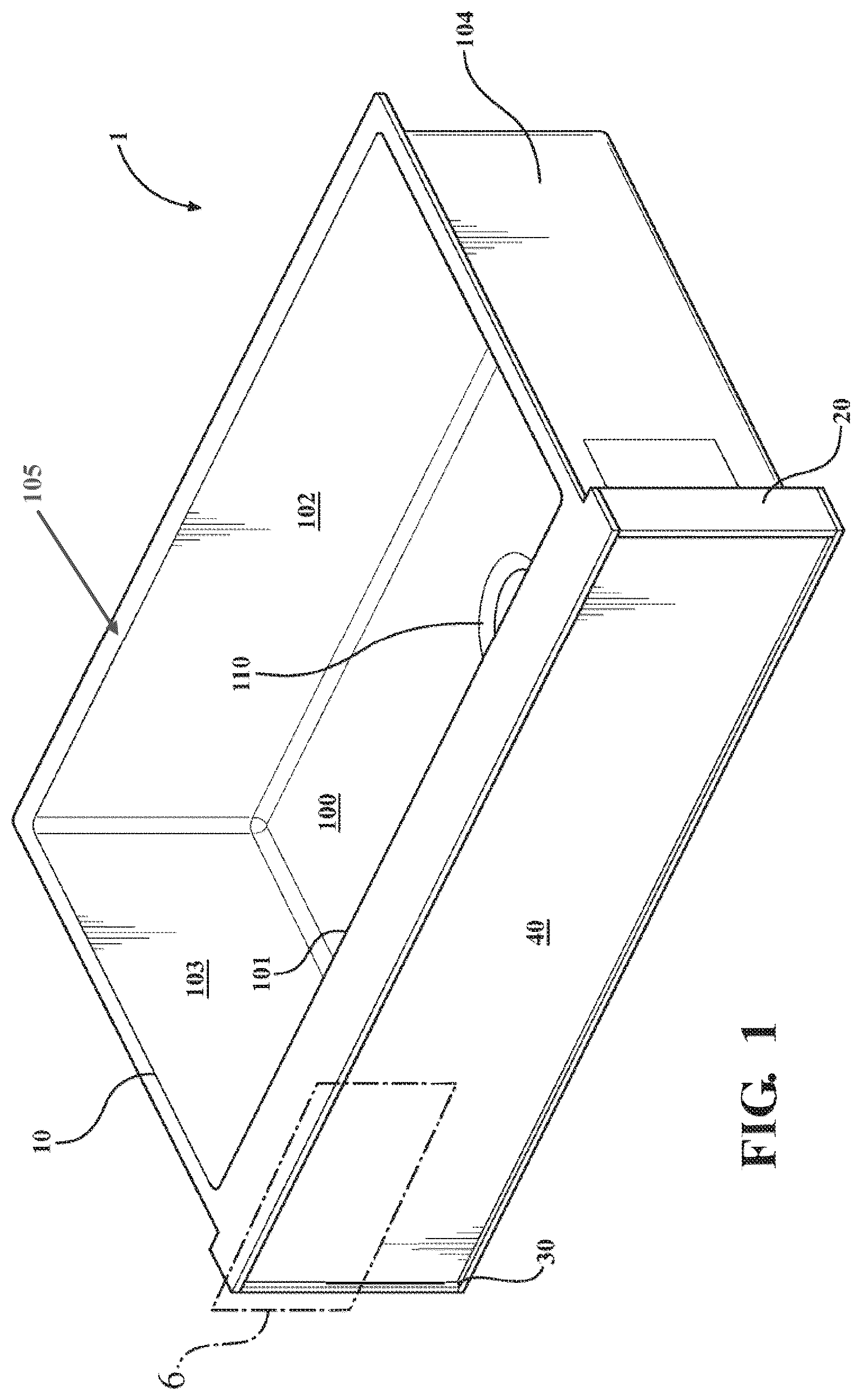 Patent US12297633 — Apron front sink with interchangeable faces — Figure 1
