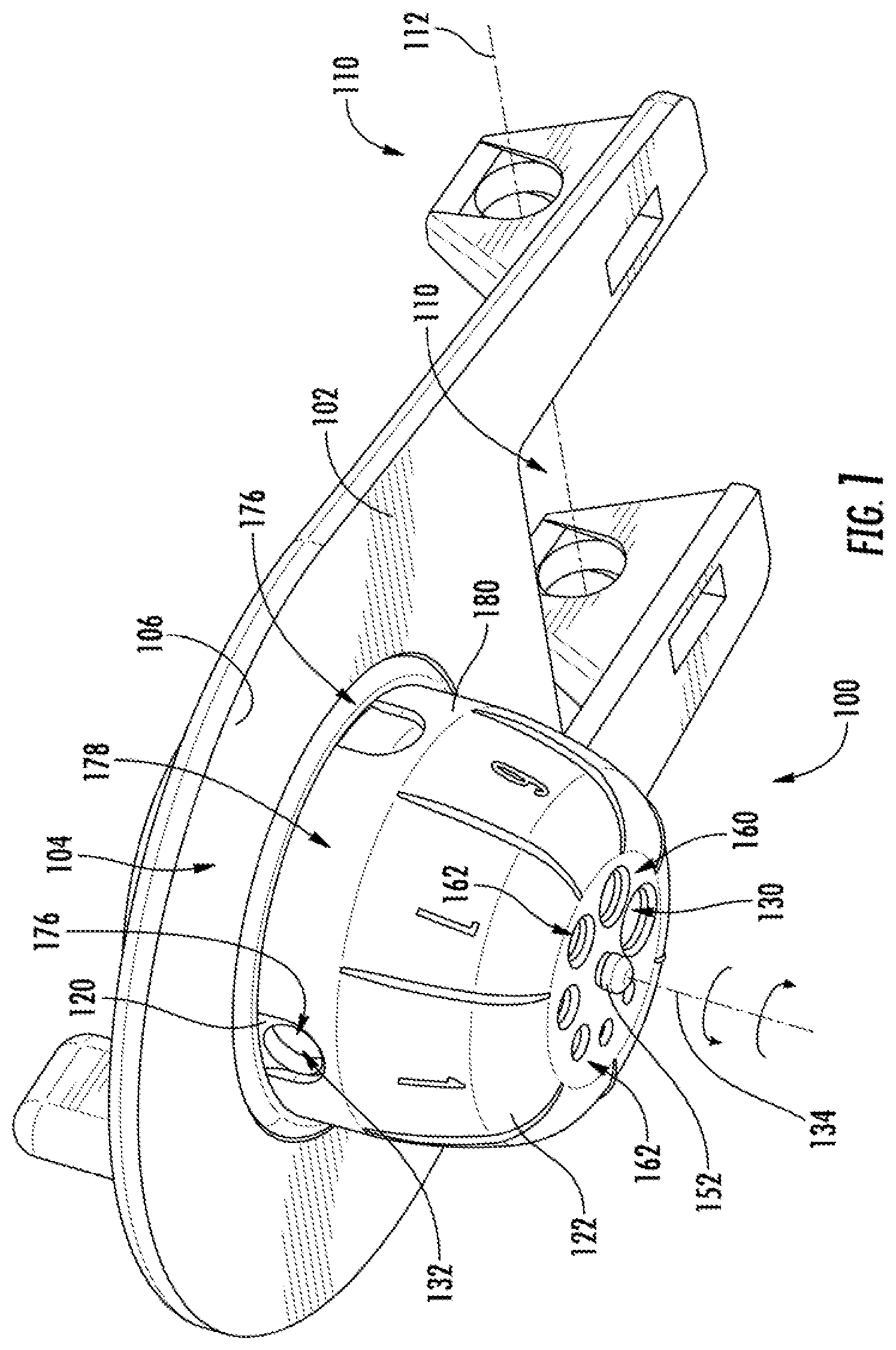 Patent US12297634 — Adjustable toilet flapper valve assembly — Figure 1