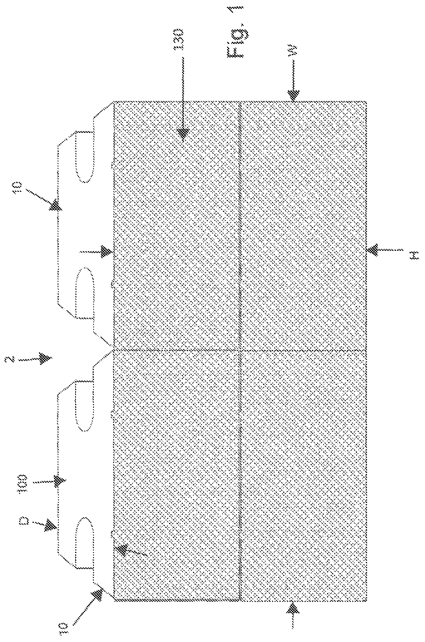 Patent US12297641 — Cast stone corner hardscaping block — Figure 1