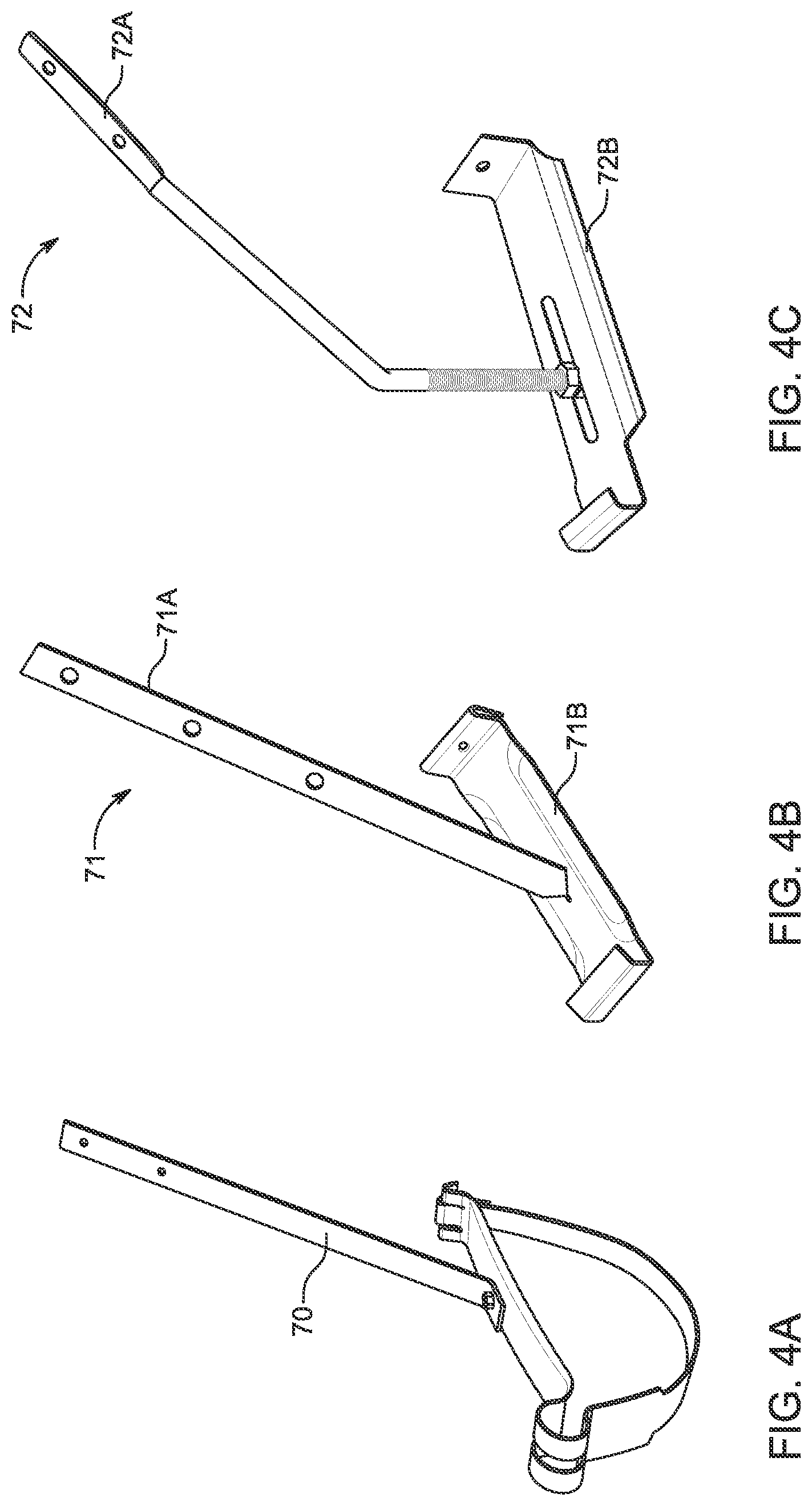Patent US12297645 Figure 4 – Main bodies and methods for use with modular platform for gutter guard systems with interchangeable components