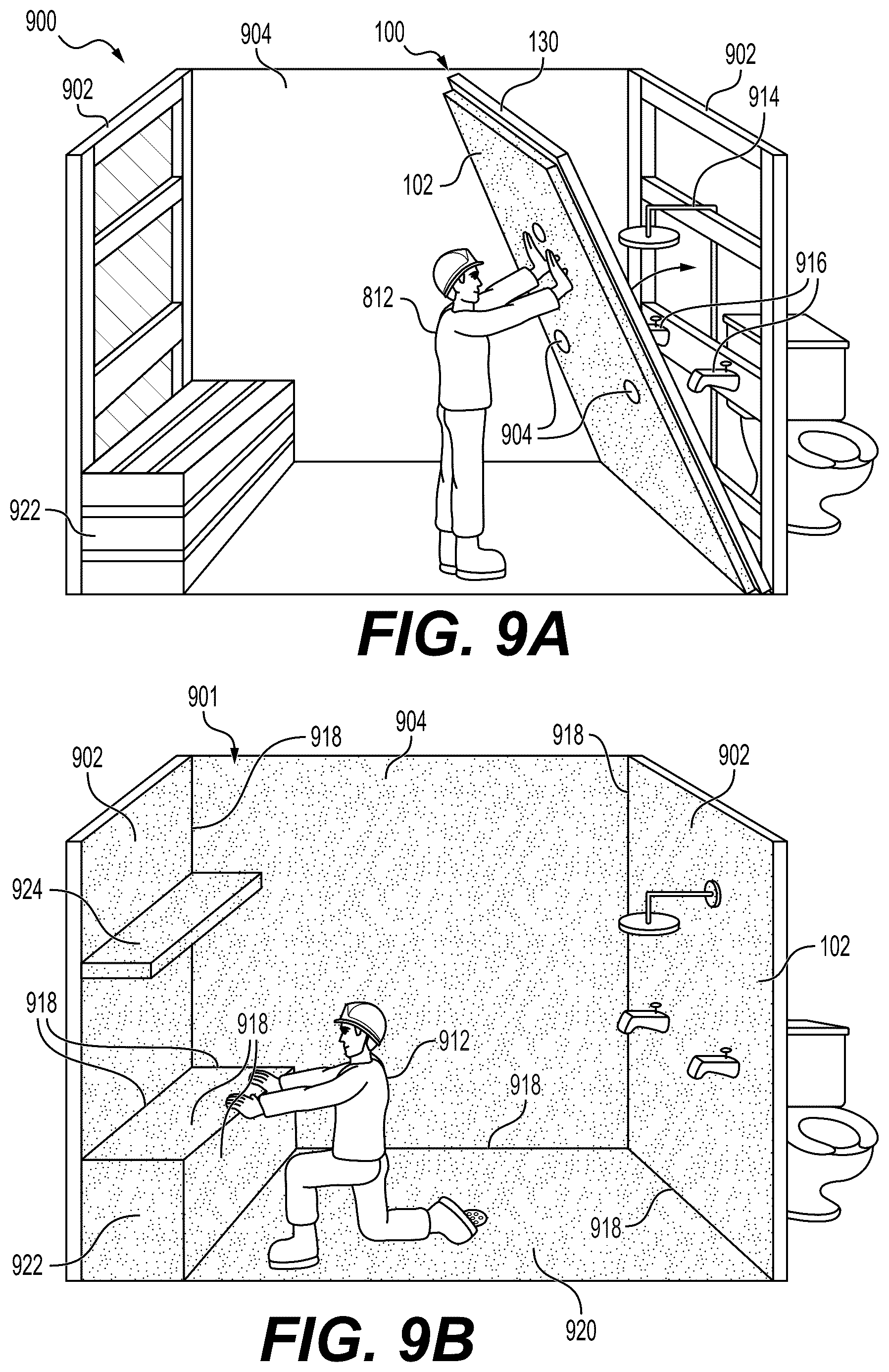 Patent US12297646 Figure 13 – Reinforced porcelain panel product fabrication methods for enhanced structural protection