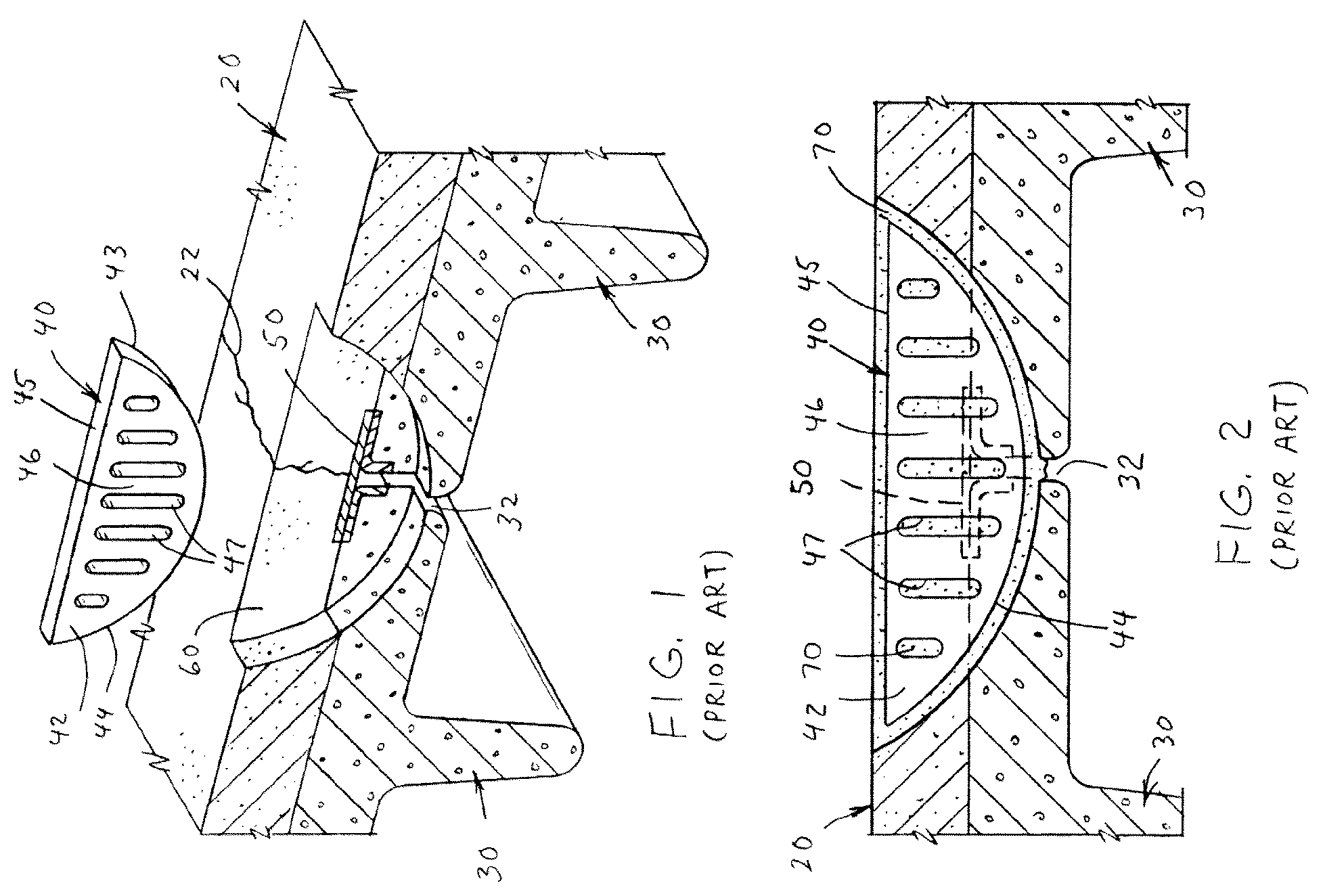 Patent US12297654 Figure 1 – Concrete repair device