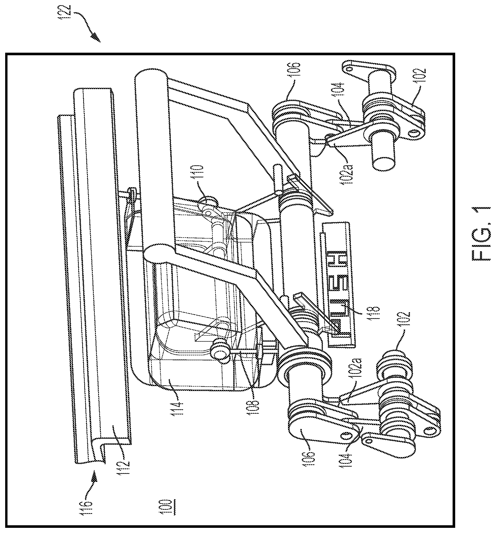 Patent US12297677 — Reduced volume latch, lock, vent and handle mechanism for an apparatus door — Figure 1
