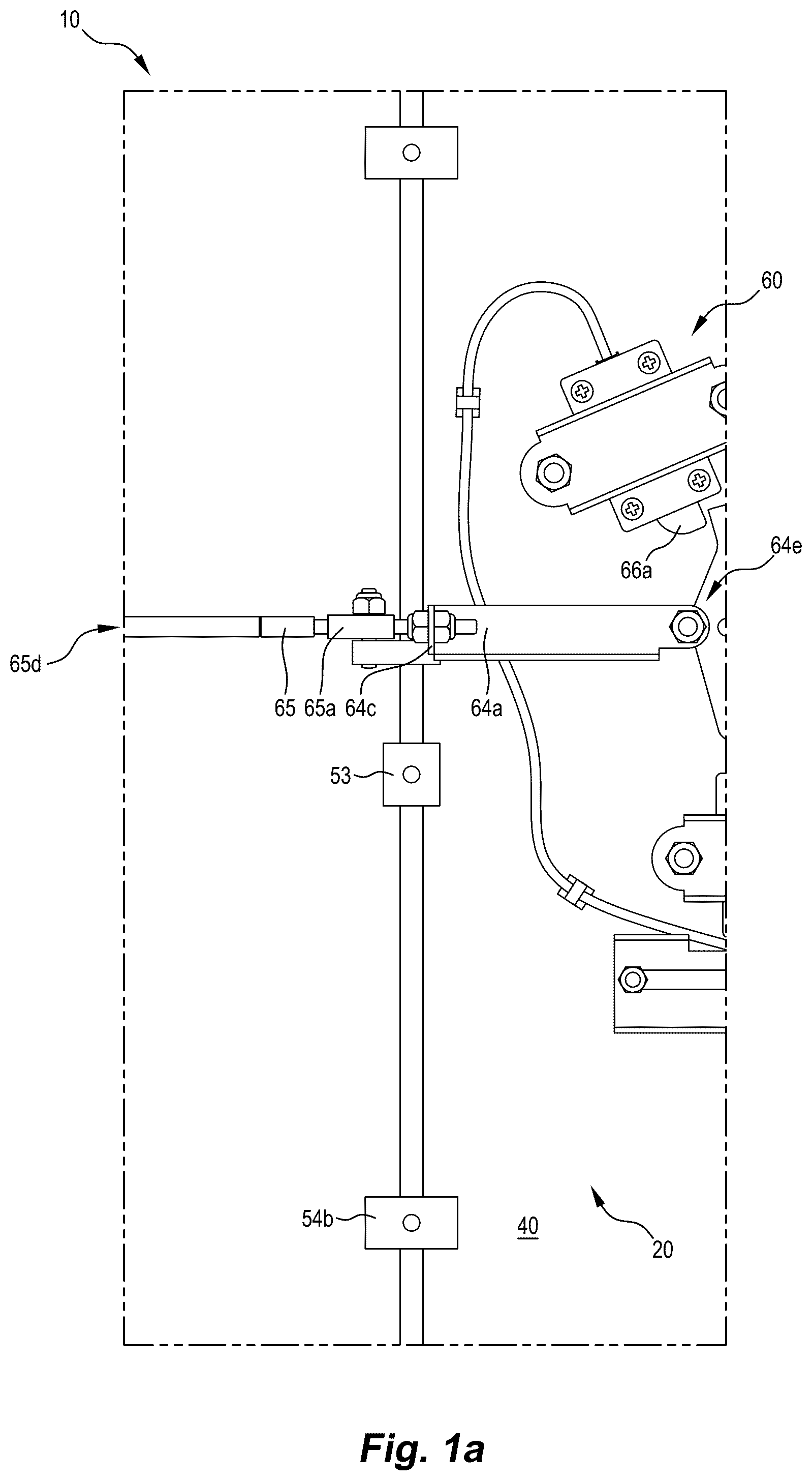 Patent US12297679 — Security door mounting arrangement — Figure 1