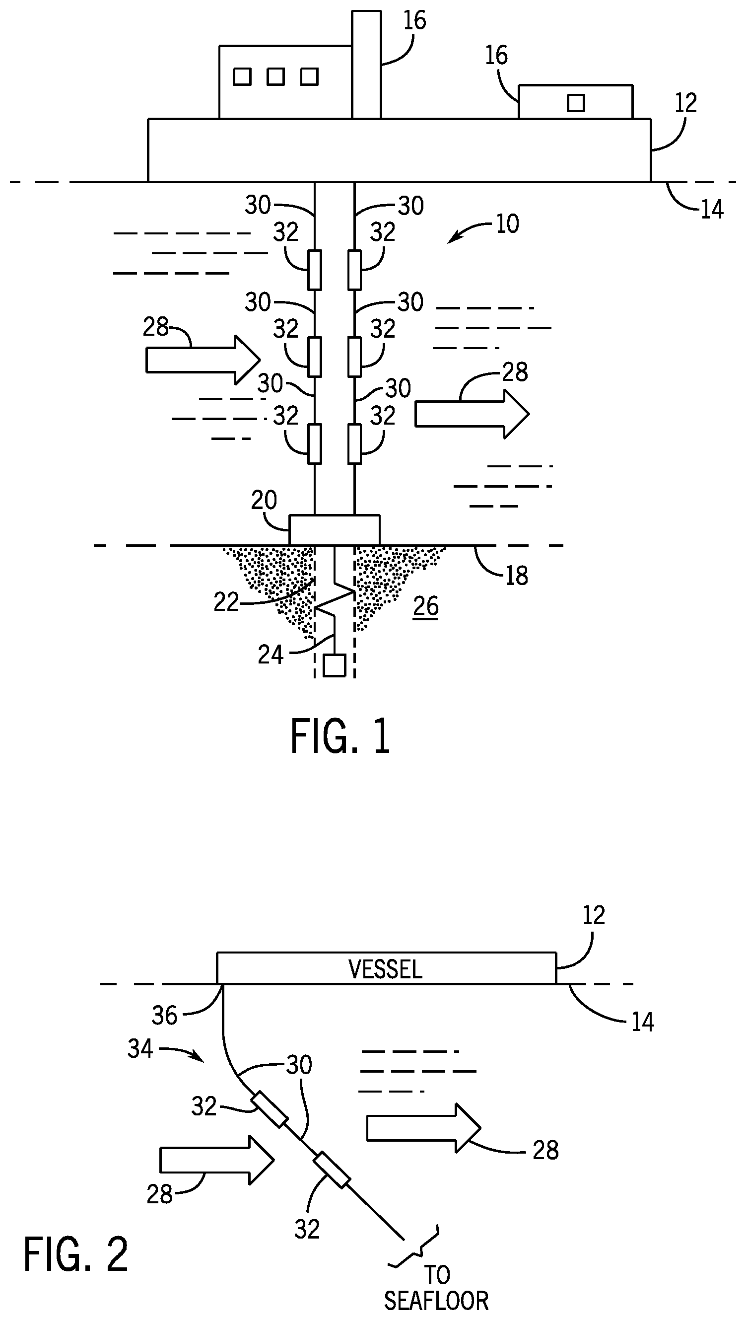 Patent US12297699 — Vibration damping subsea tubular system — Figure 1