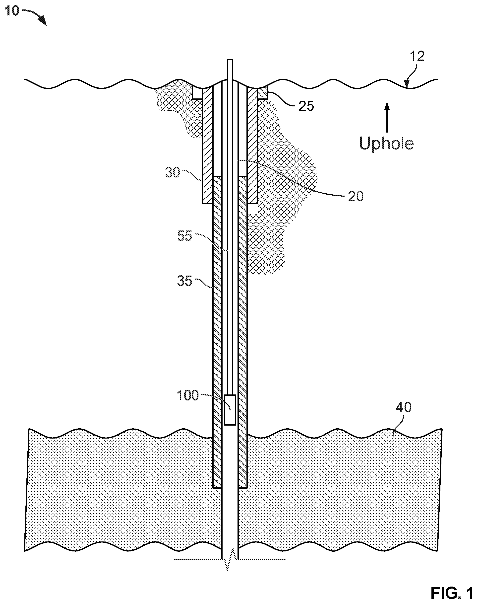 Patent US12297720 — Downhole perforating tool systems and methods — Figure 1