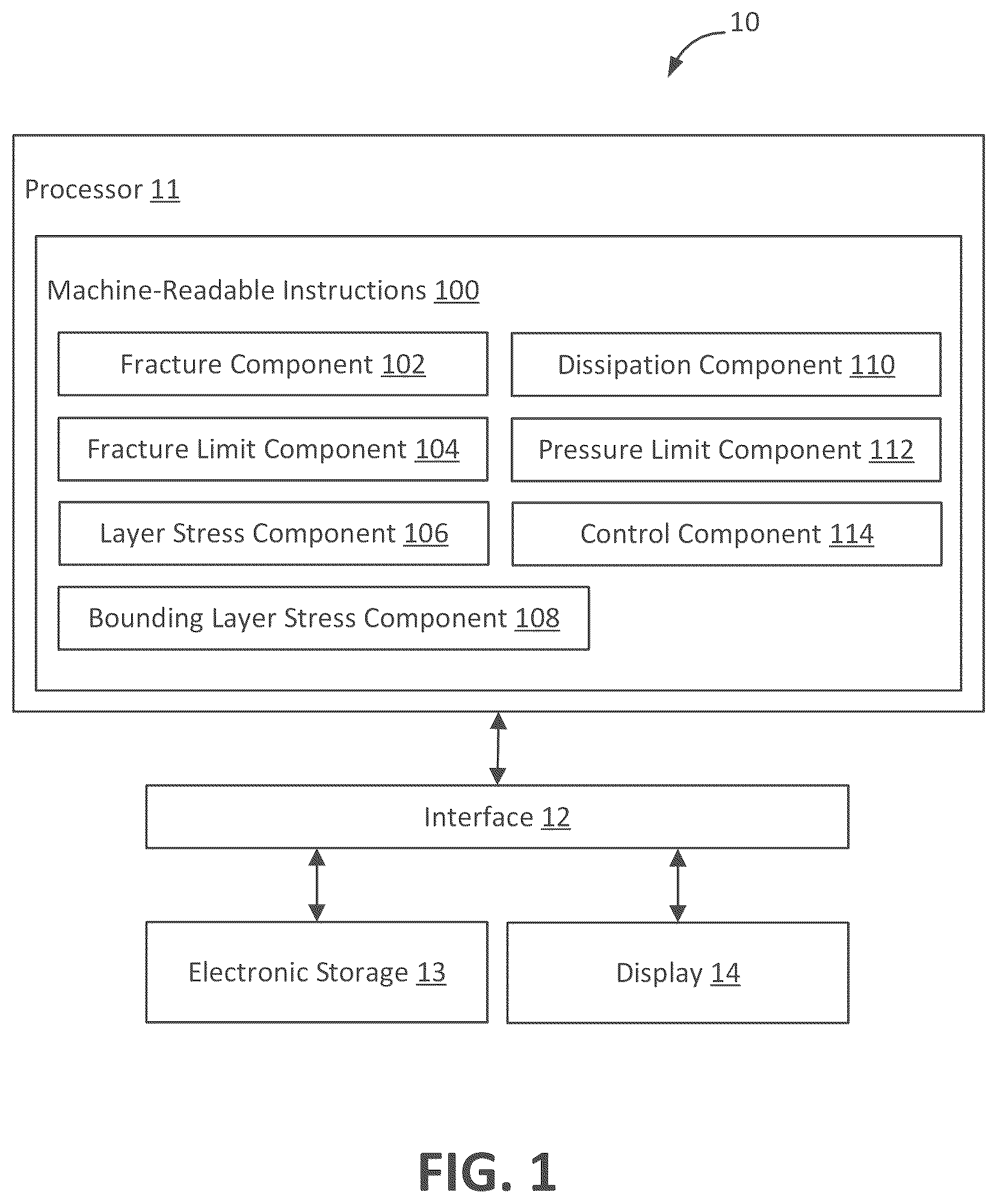 Patent US12297725 — Control of fracture growth during well operation — Figure 1