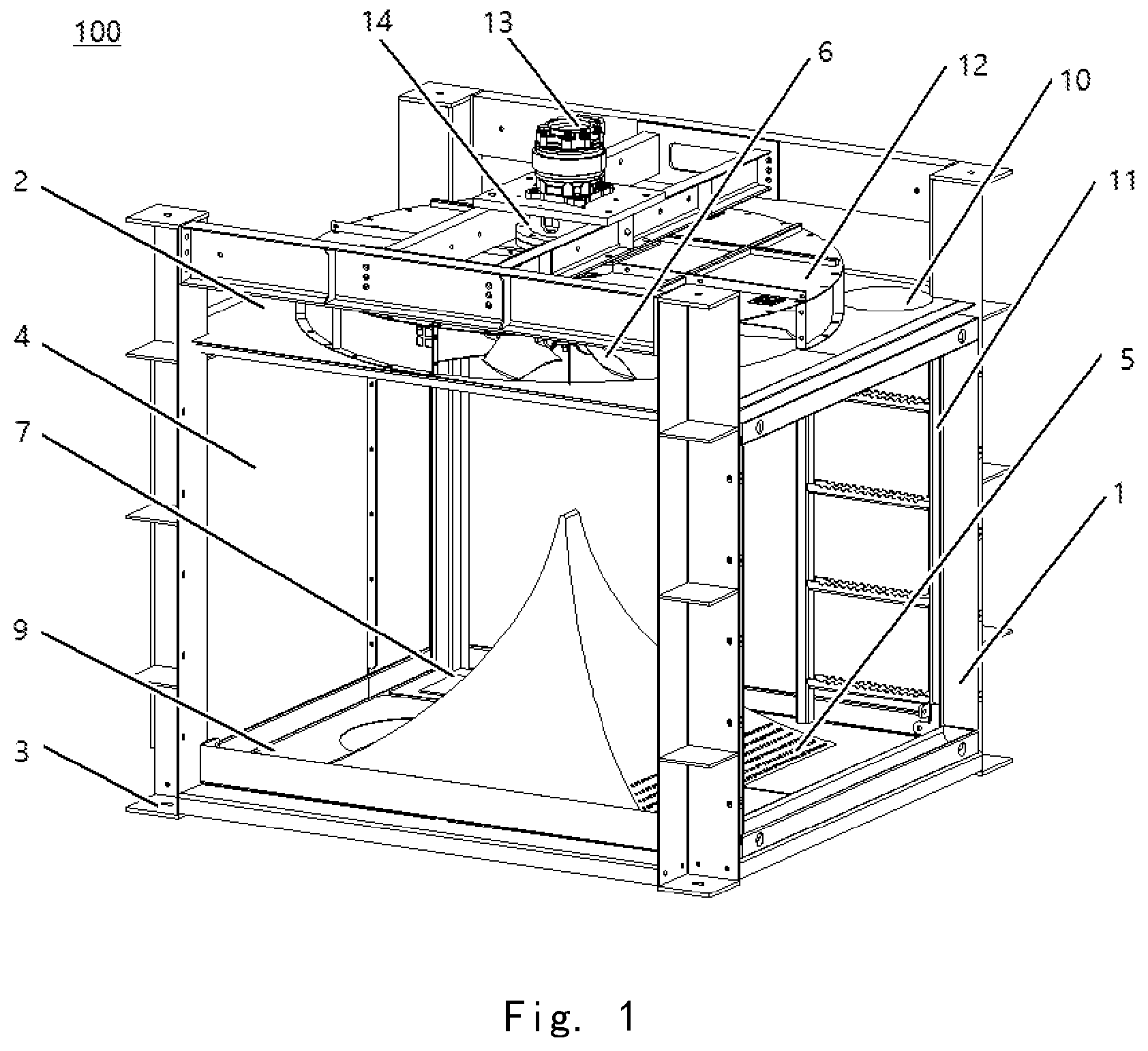 Patent US12297726 — Heat radiator and turbo fracturing unit comprising the same — Figure 1