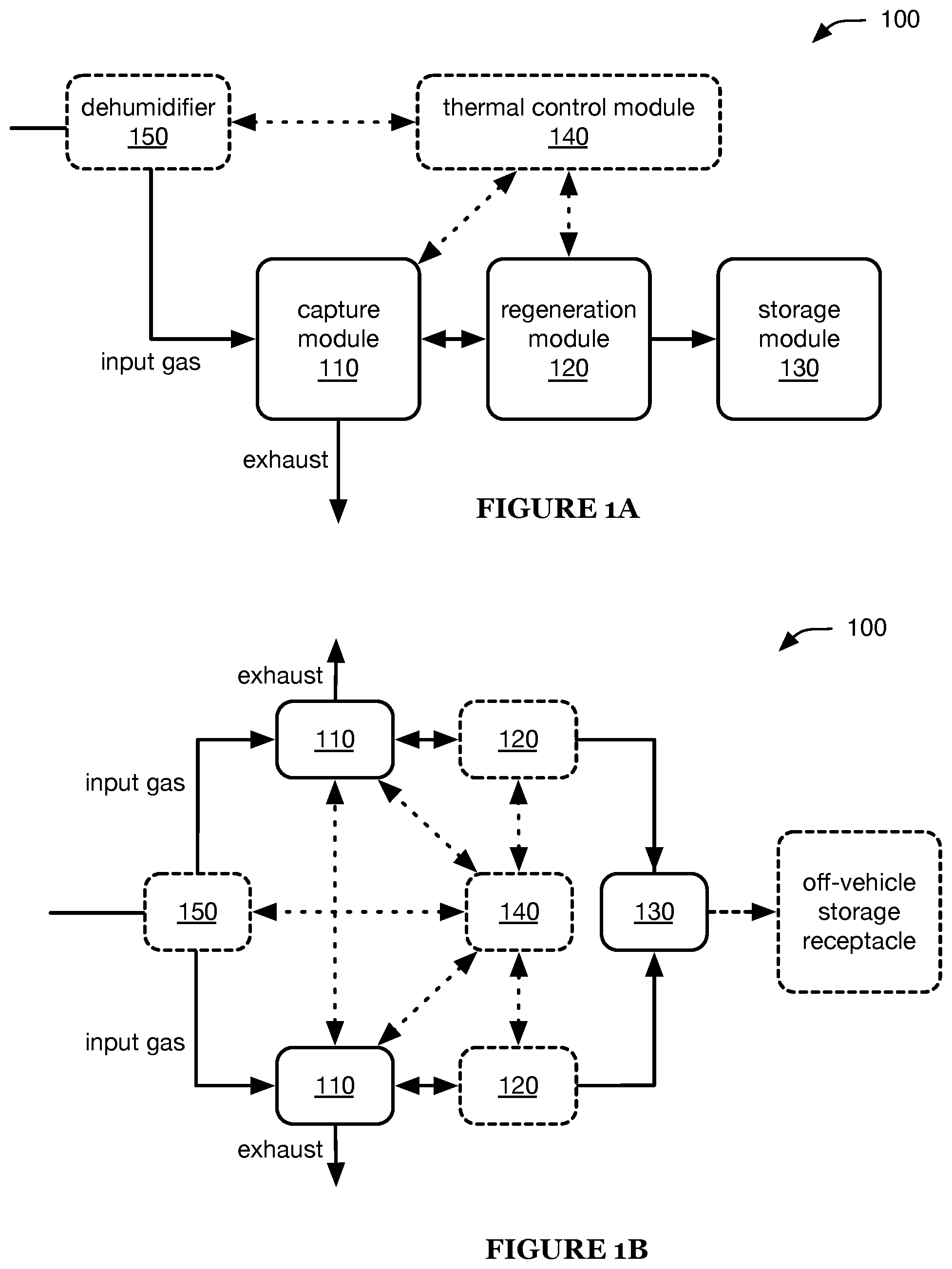 Patent US12297759 Figure 1 – System and method for mobile carbon capture