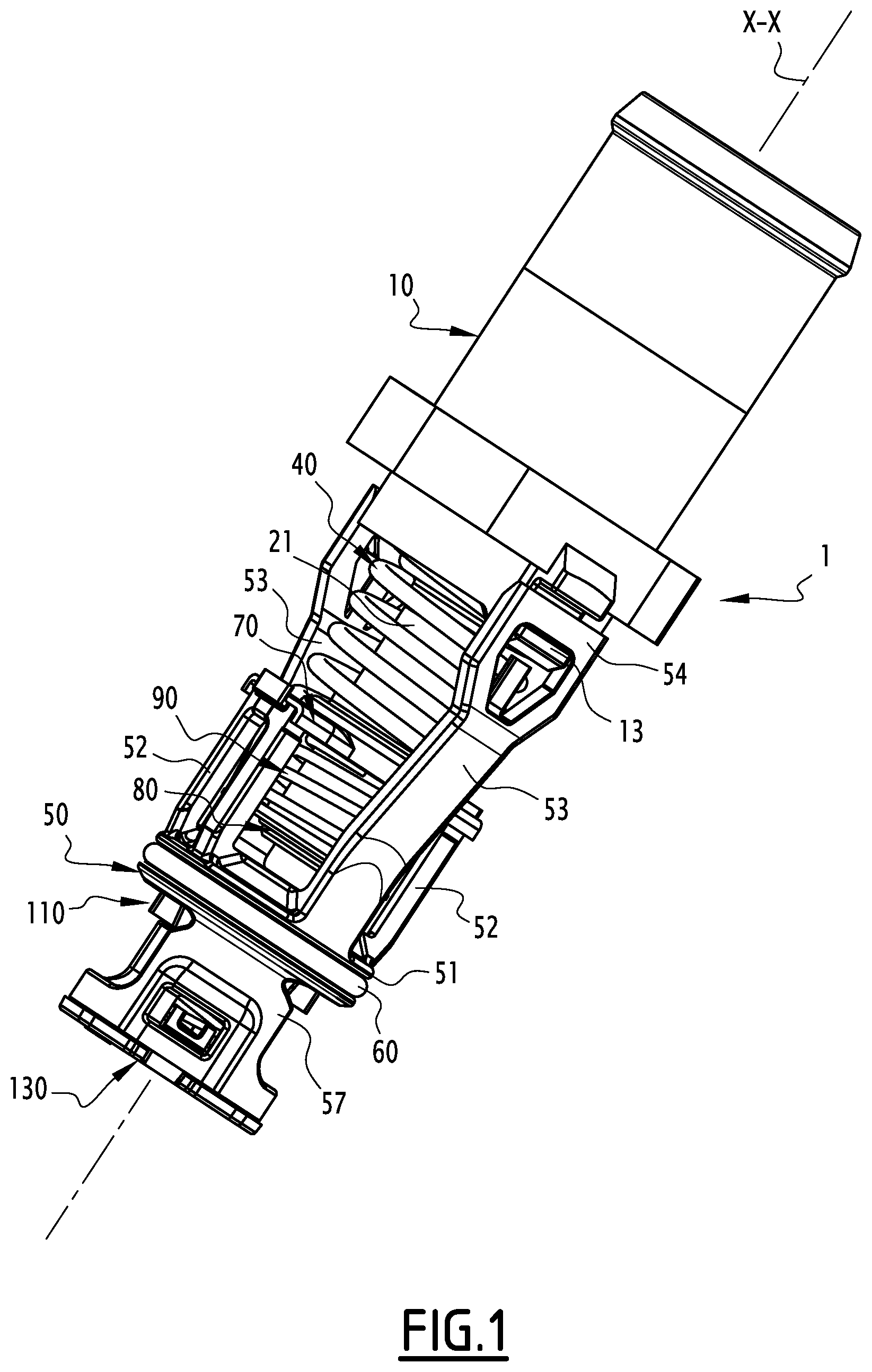 Patent US12297766 — Thermostatic valve — Figure 1