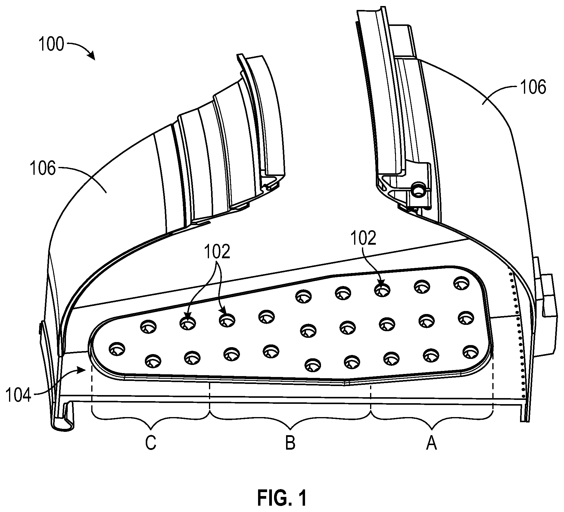 Patent US12297774 — Fuel mixer — Figure 1