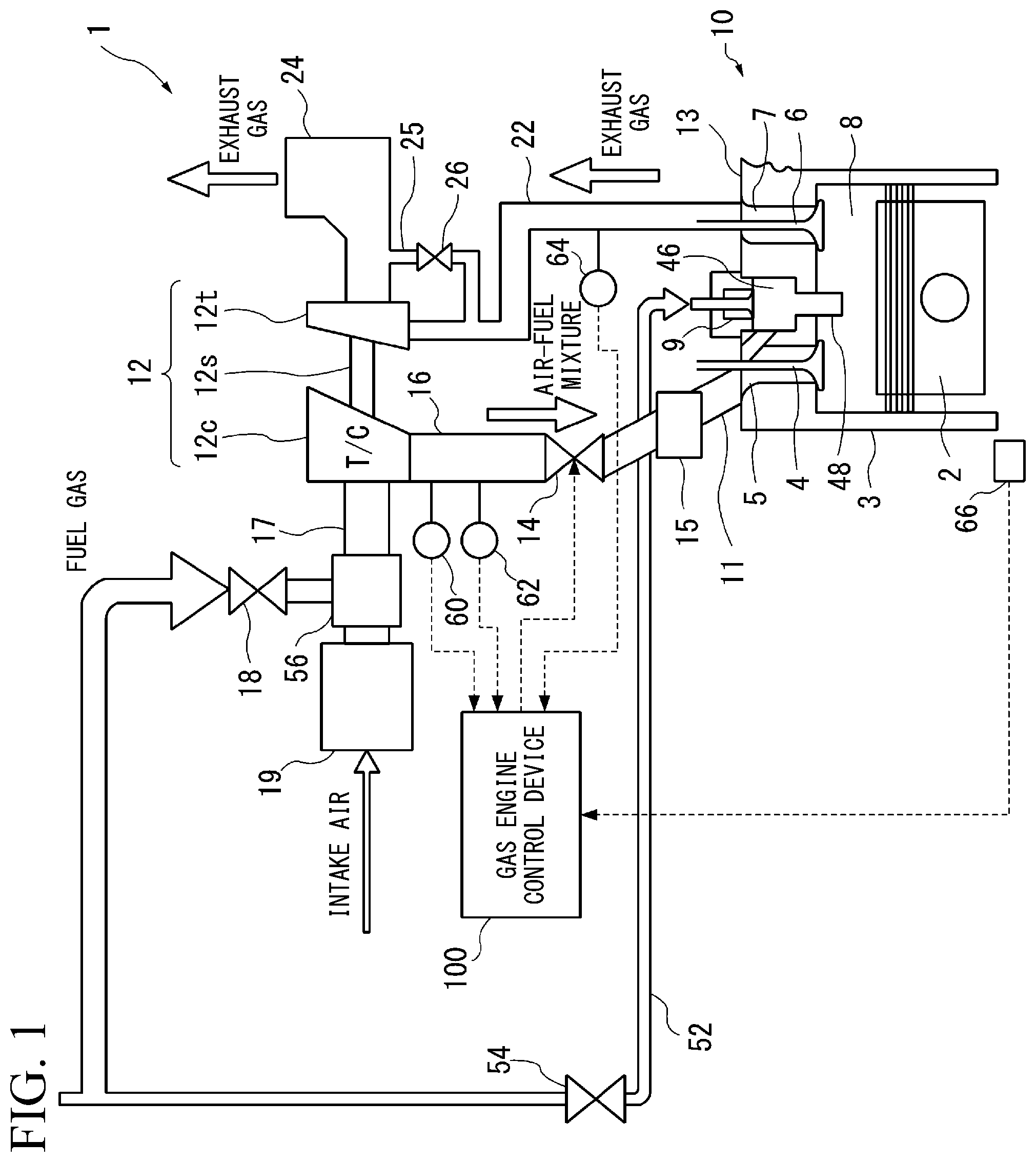 Patent US12297789 — Engine control device, engine control method, and program — Figure 1