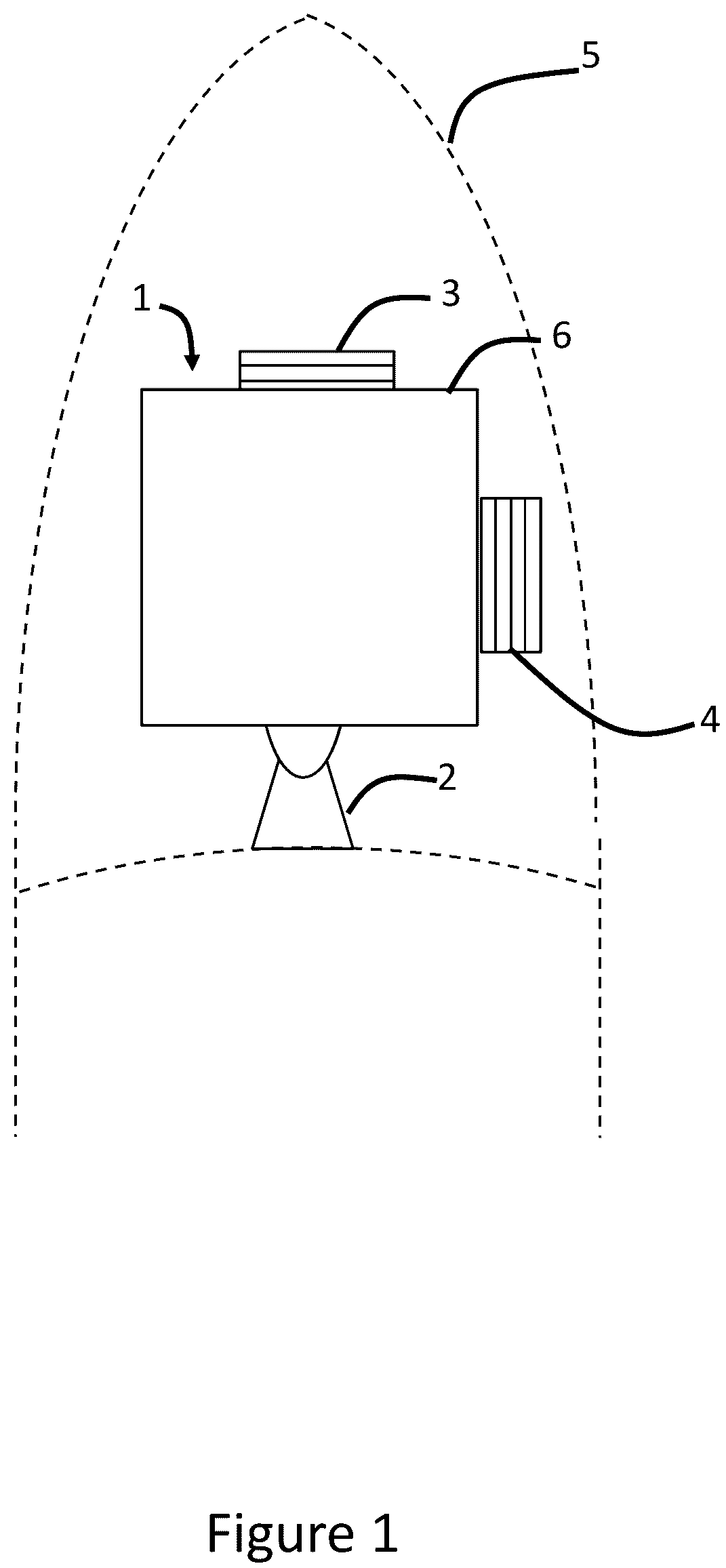 Patent US12297792 — Hybrid solar thermal and chemical vehicle configurations for space mining applications — Figure 1