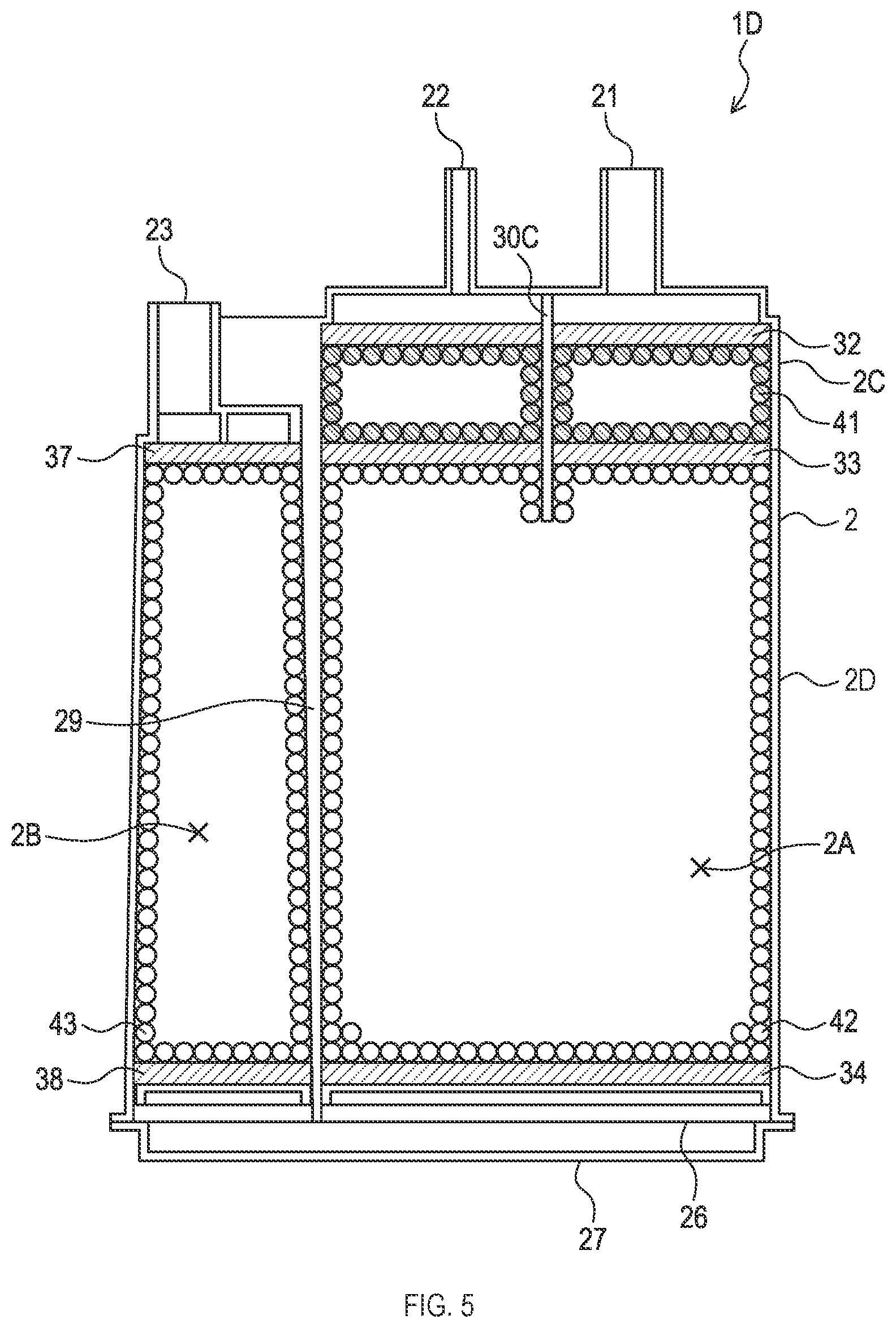 Patent US12297794 Figure 5 – Evaporated fuel treatment device