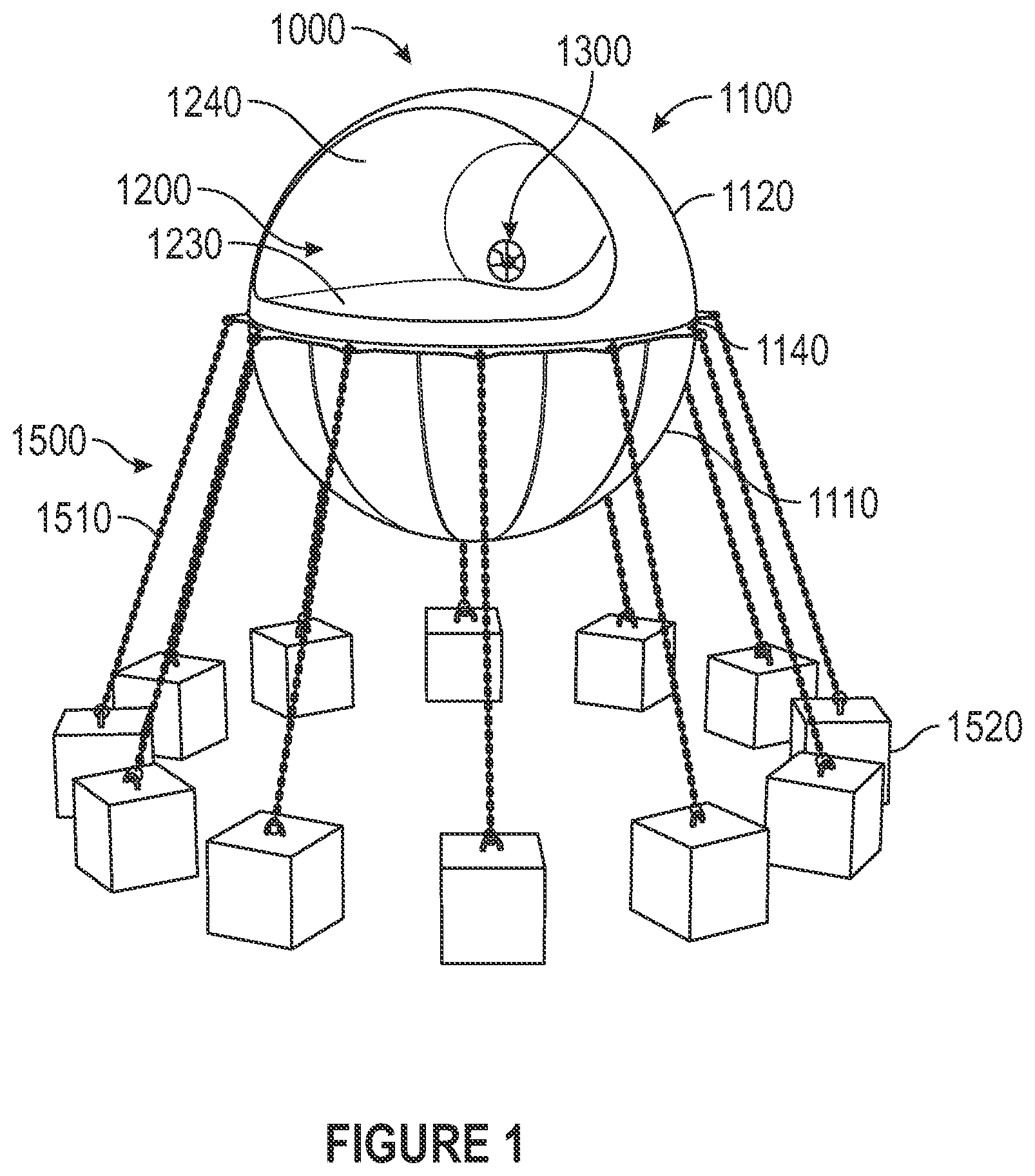 Patent US12297797 — Offshore floating wave generator assembly — Figure 1
