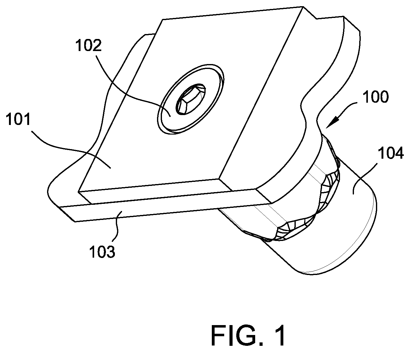 Patent US12297857 — Fastener assemblies and nut plate assemblies for fastener assemblies — Figure 1