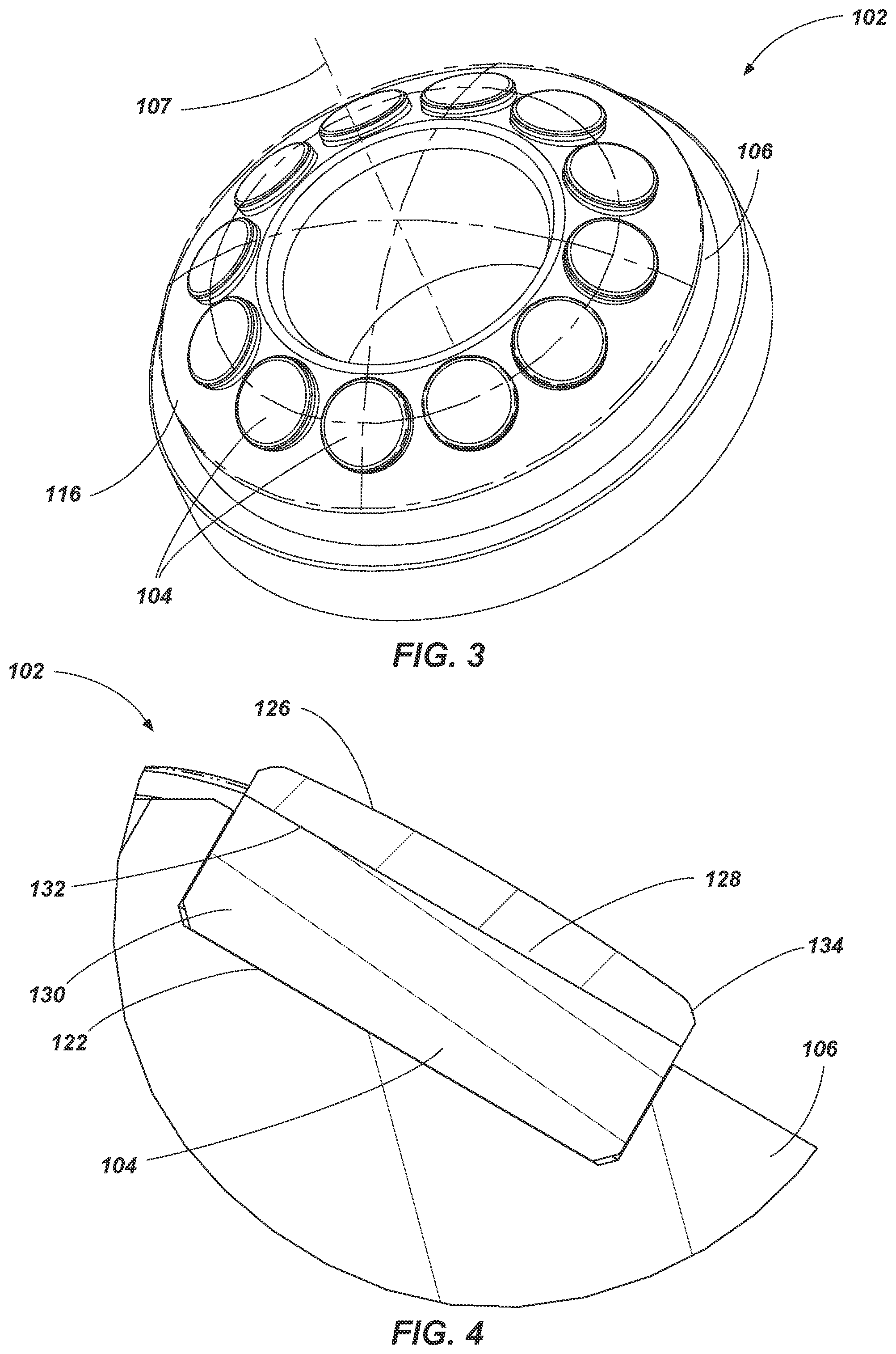 Patent US12297860 Figure 2 – Bearing assemblies, apparatuses, and methods including bearing elements