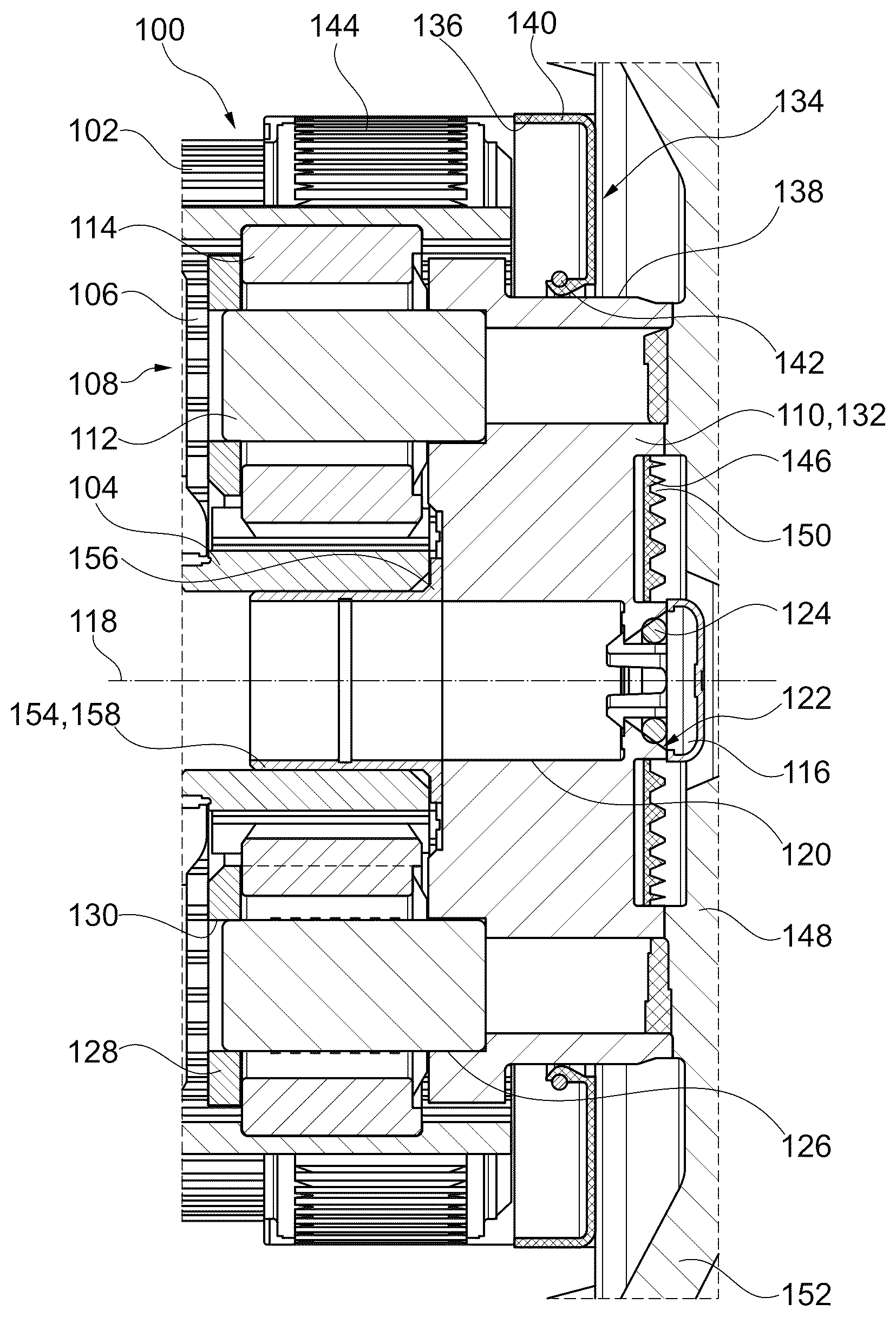 Patent US12297902 — Planetary gearbox — Figure 1