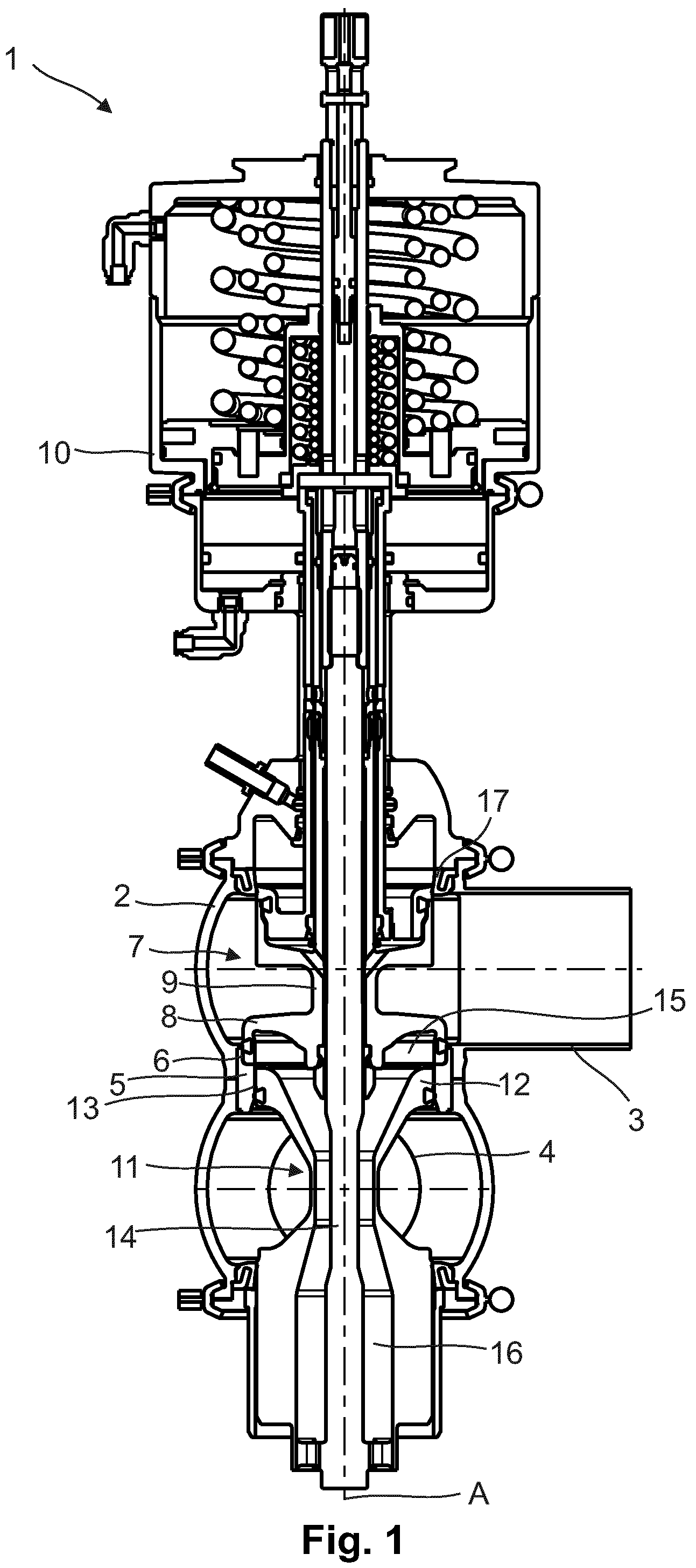 Patent US12297914 — Gate valve — Figure 1