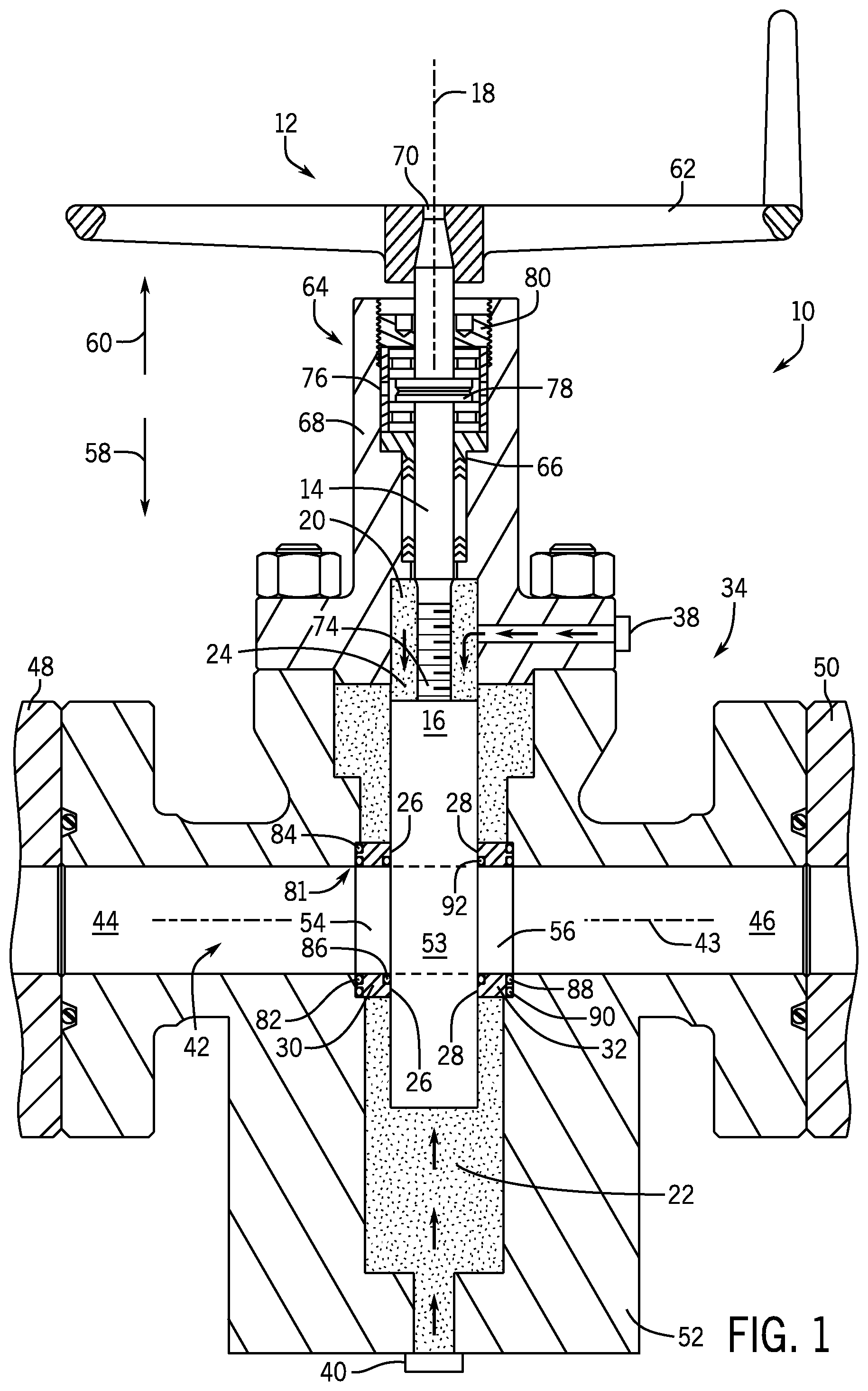 Patent US12297924 Figure 1 – Valve insert system