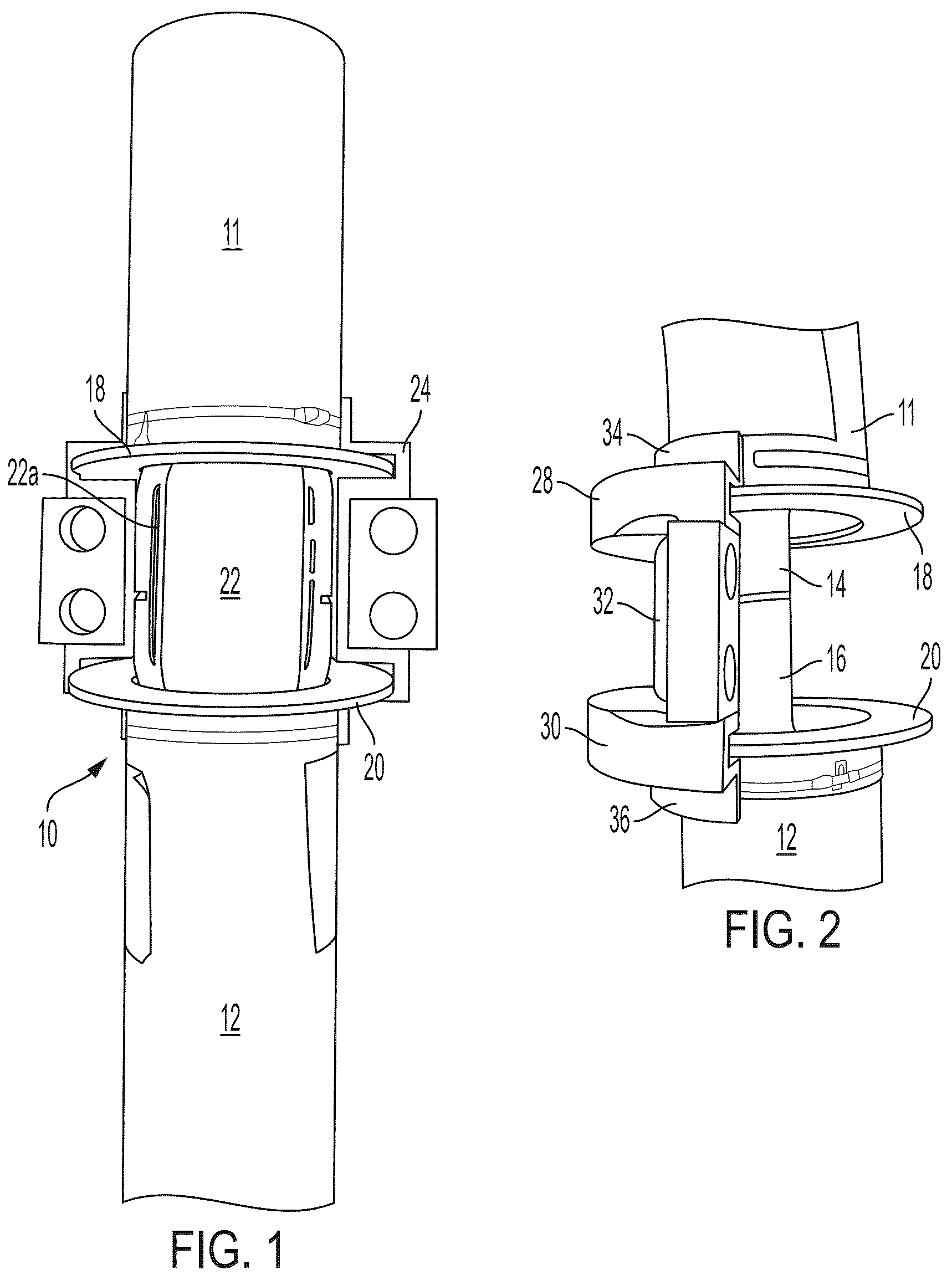 Patent US12297938 — Conduit coupler for coupling stub end conduits — Figure 1