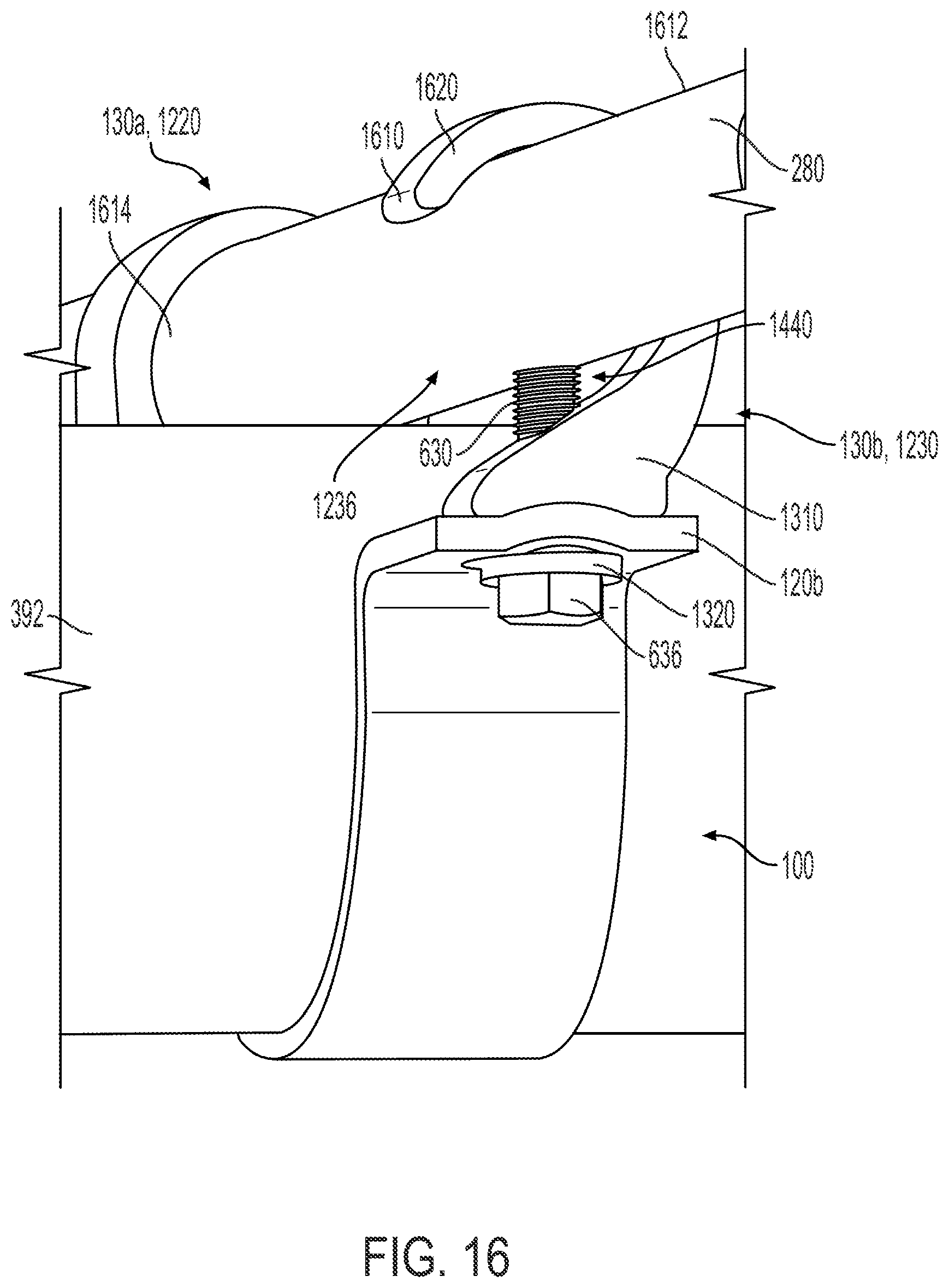 Patent US12297942 Figure 10 – Brace pipe attachment mechanism