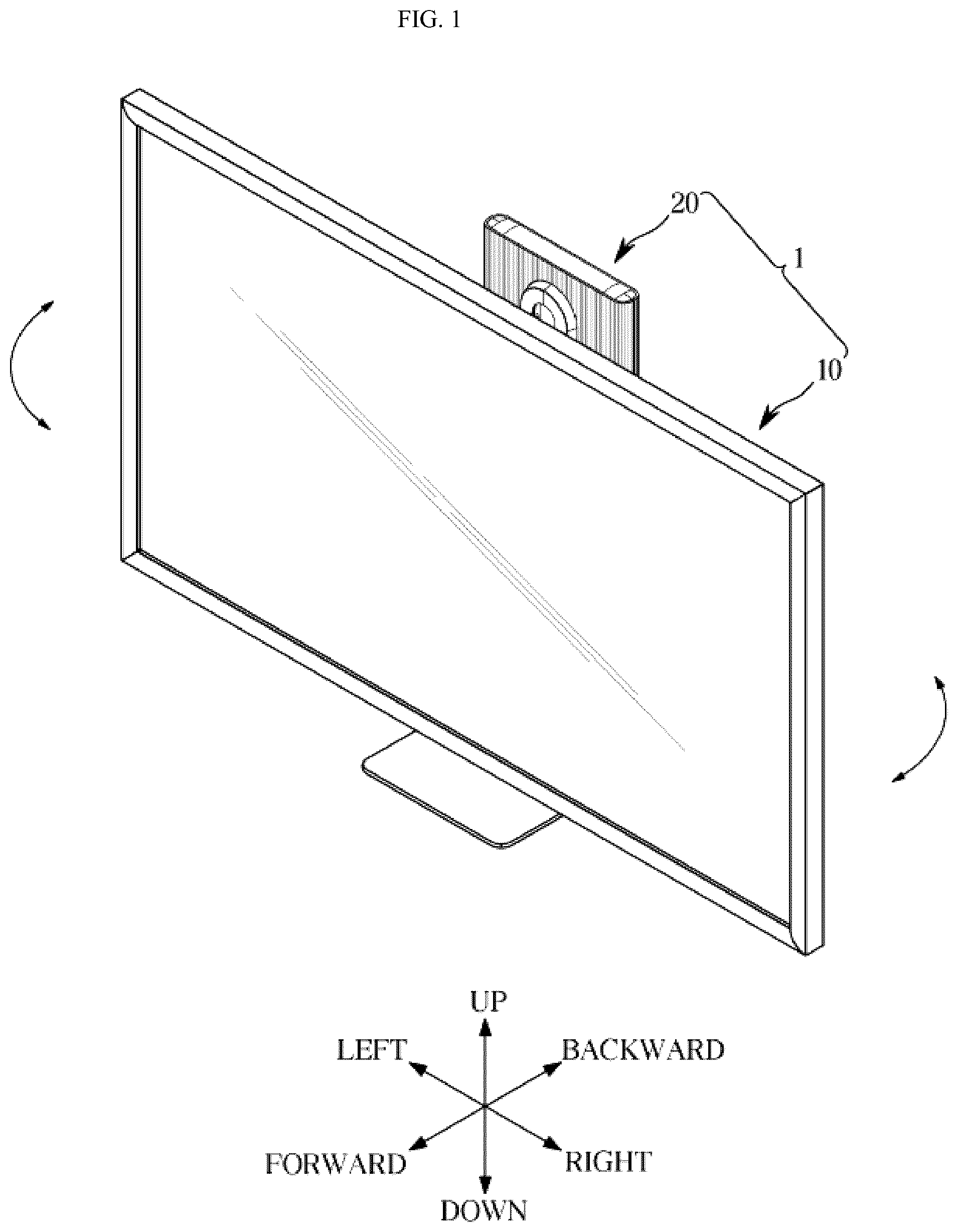 Patent US12297954 — Display stand and display apparatus including the same — Figure 1