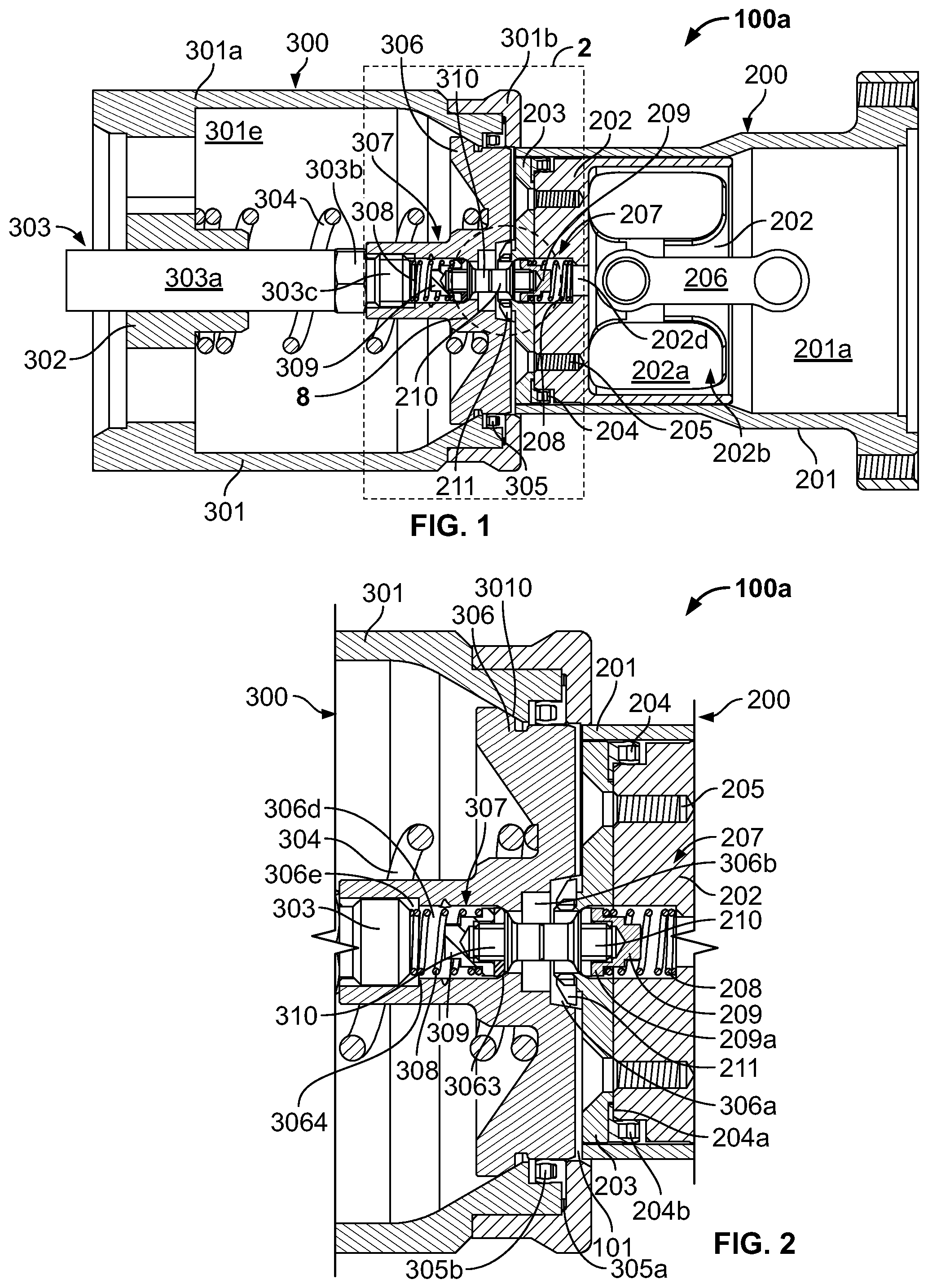 Patent US12297961 — Low emission receptacles — Figure 1