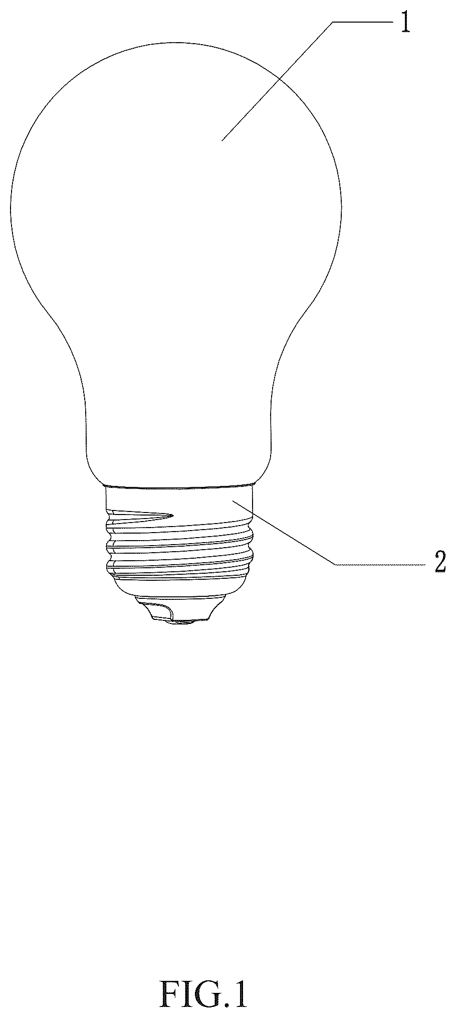 Patent US12297967 — LED lamp with rotatable lamp holder for adjusting color temperature — Figure 1