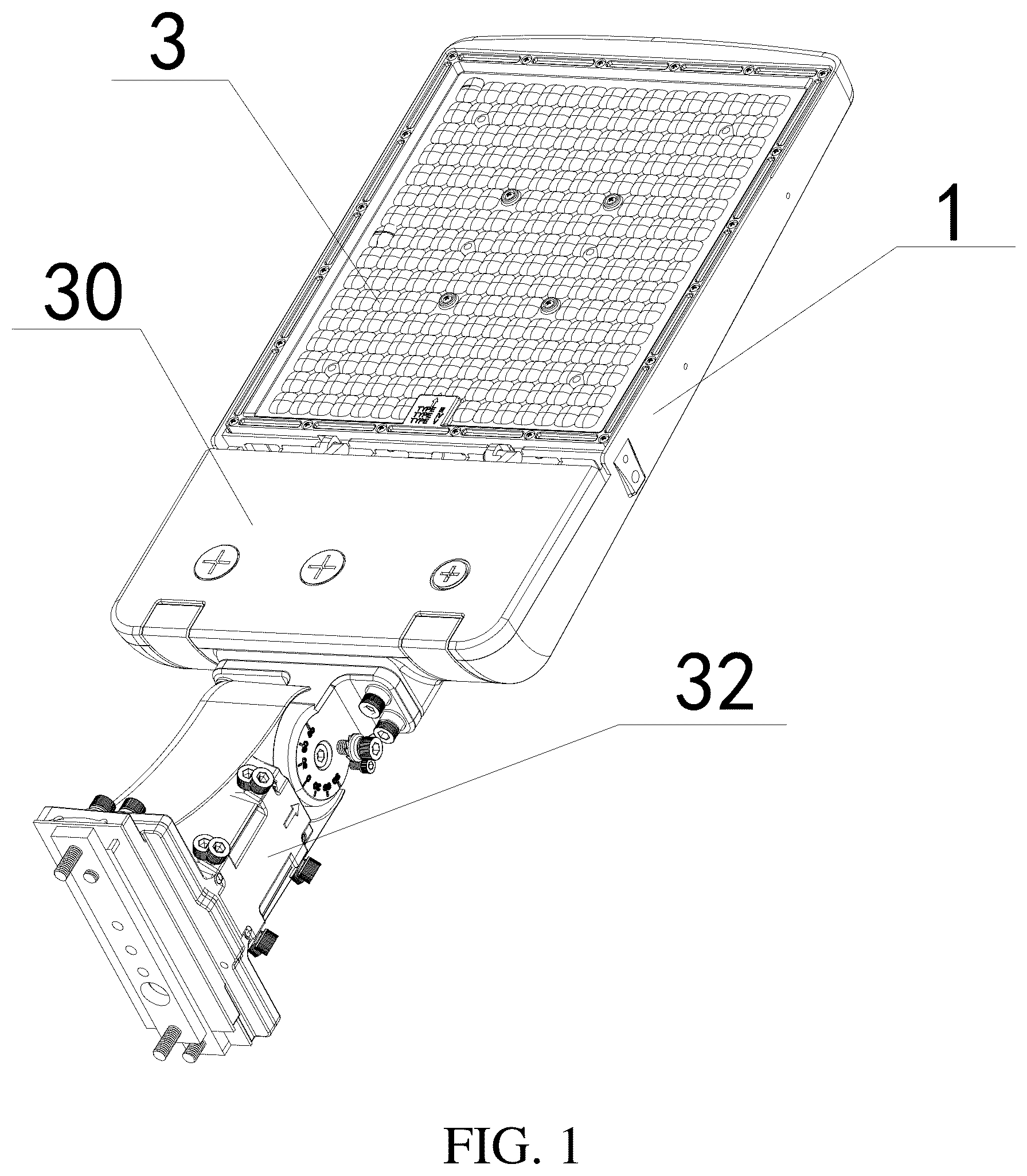 Patent US12297977 — LED lamp — Figure 1