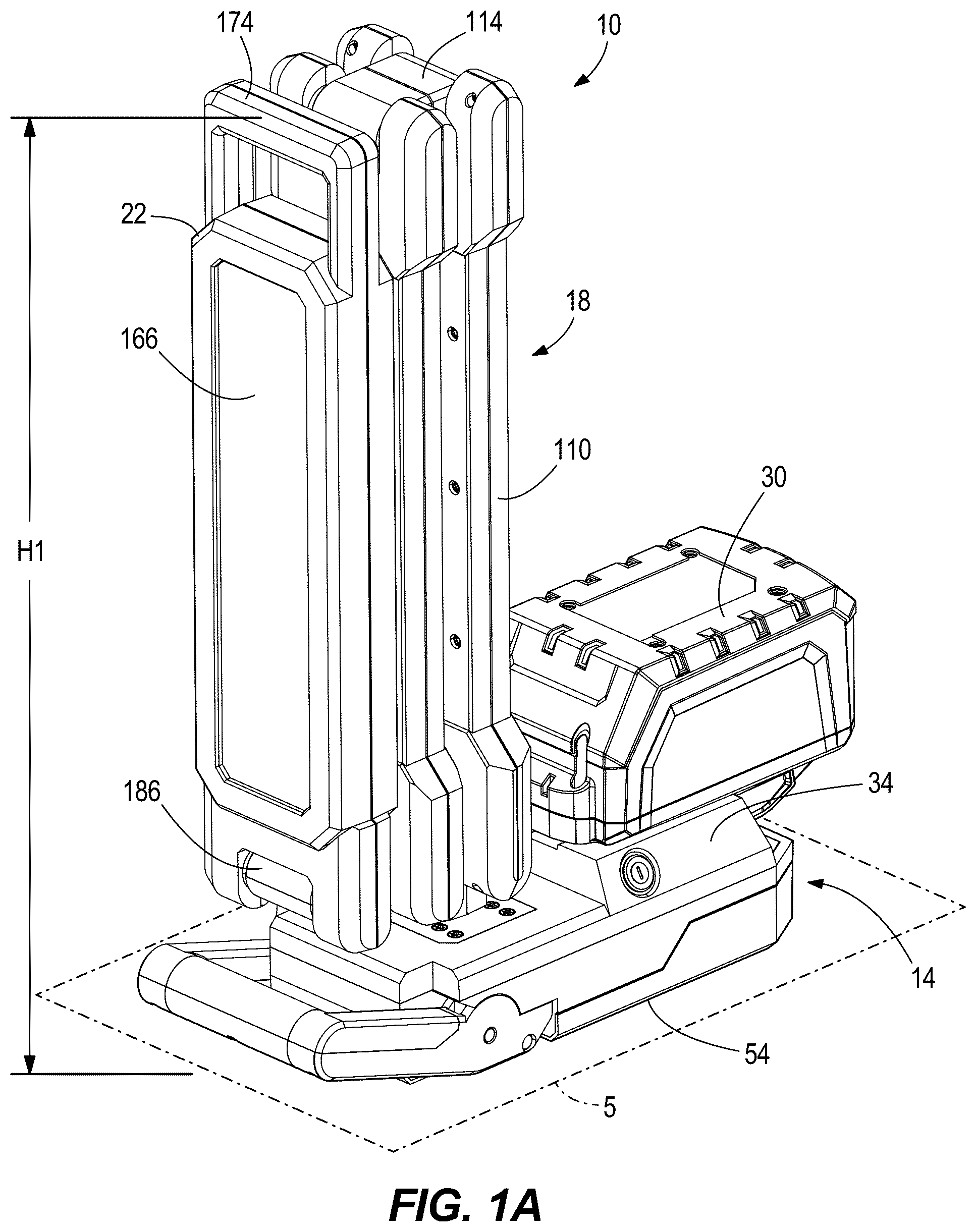 Patent US12297987 — Work light — Figure 1