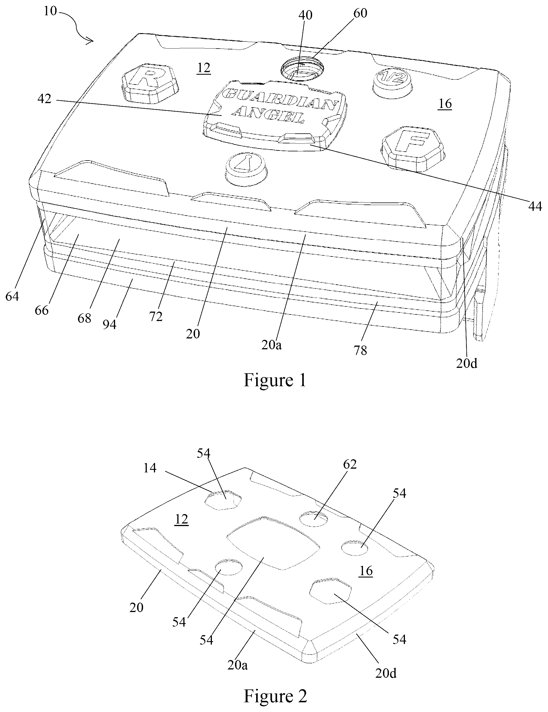 Patent US12297993 — System and method for portable, safety lighting — Figure 1