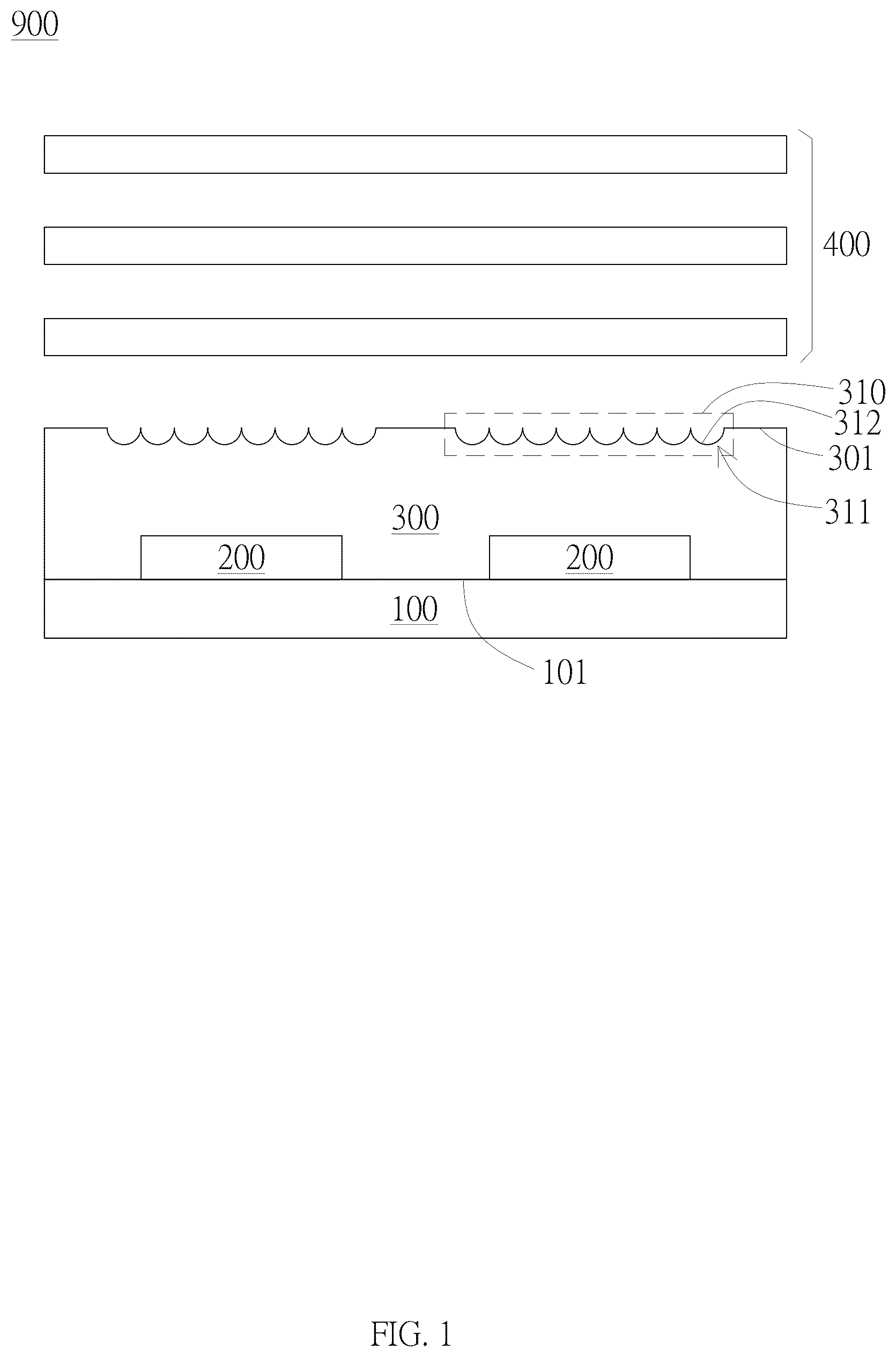 Patent US12297998 — Light emitting module — Figure 1
