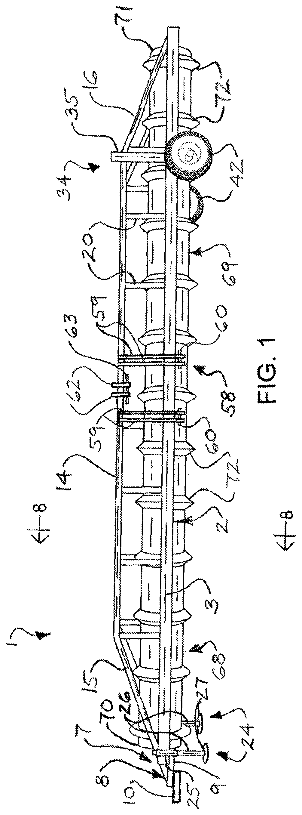 Patent US12302773 Figure 1 – Portable roller groover assembly