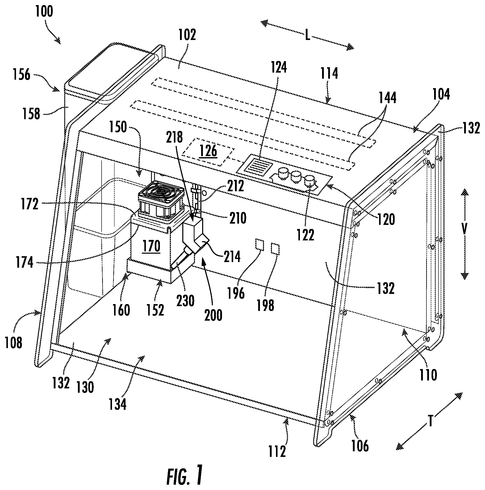 Patent US12302801 — Climate control system for a mushroom growing appliance — Figure 1