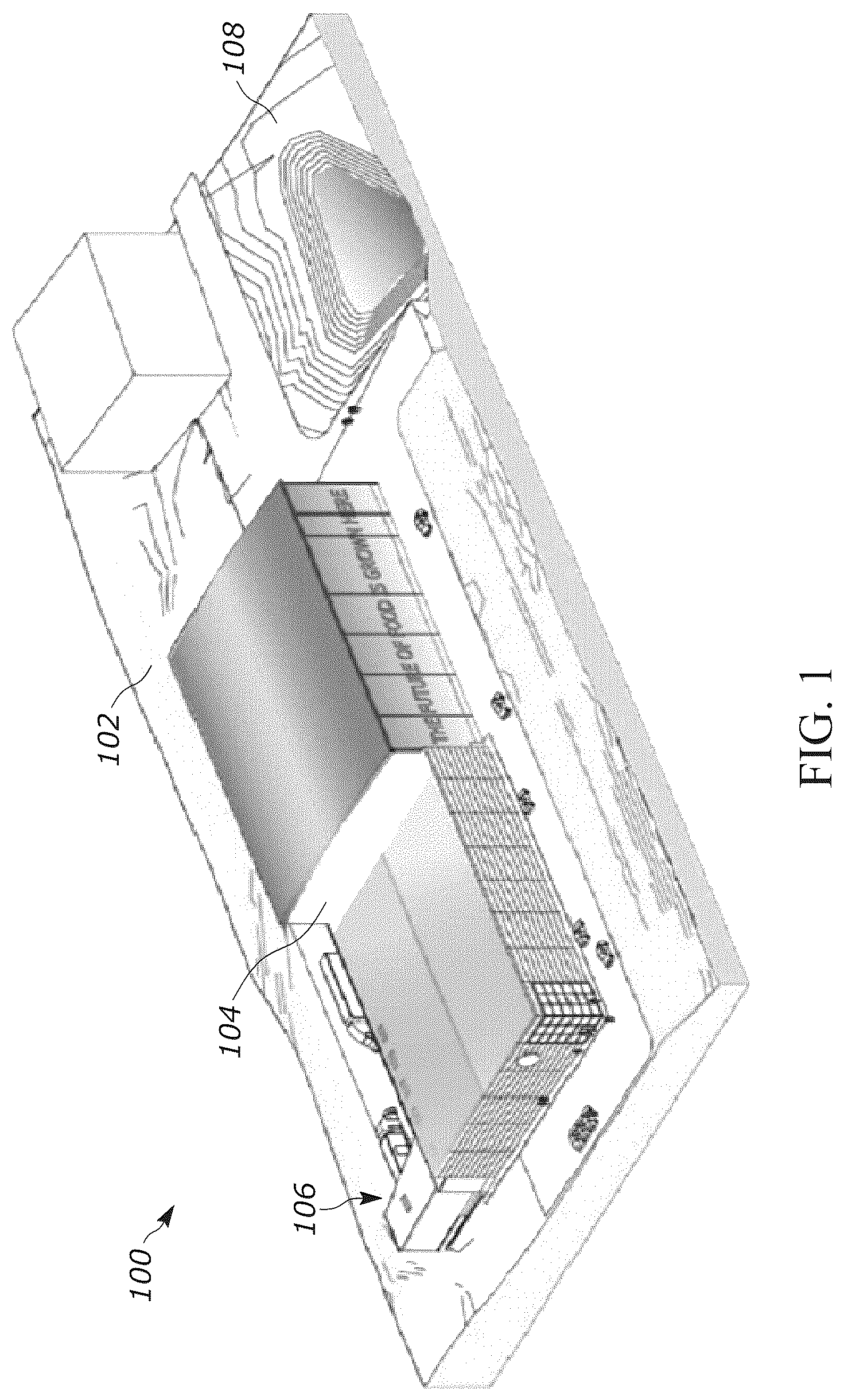 Patent US12302811 — Automated indoor growing apparatuses and related methods — Figure 1
