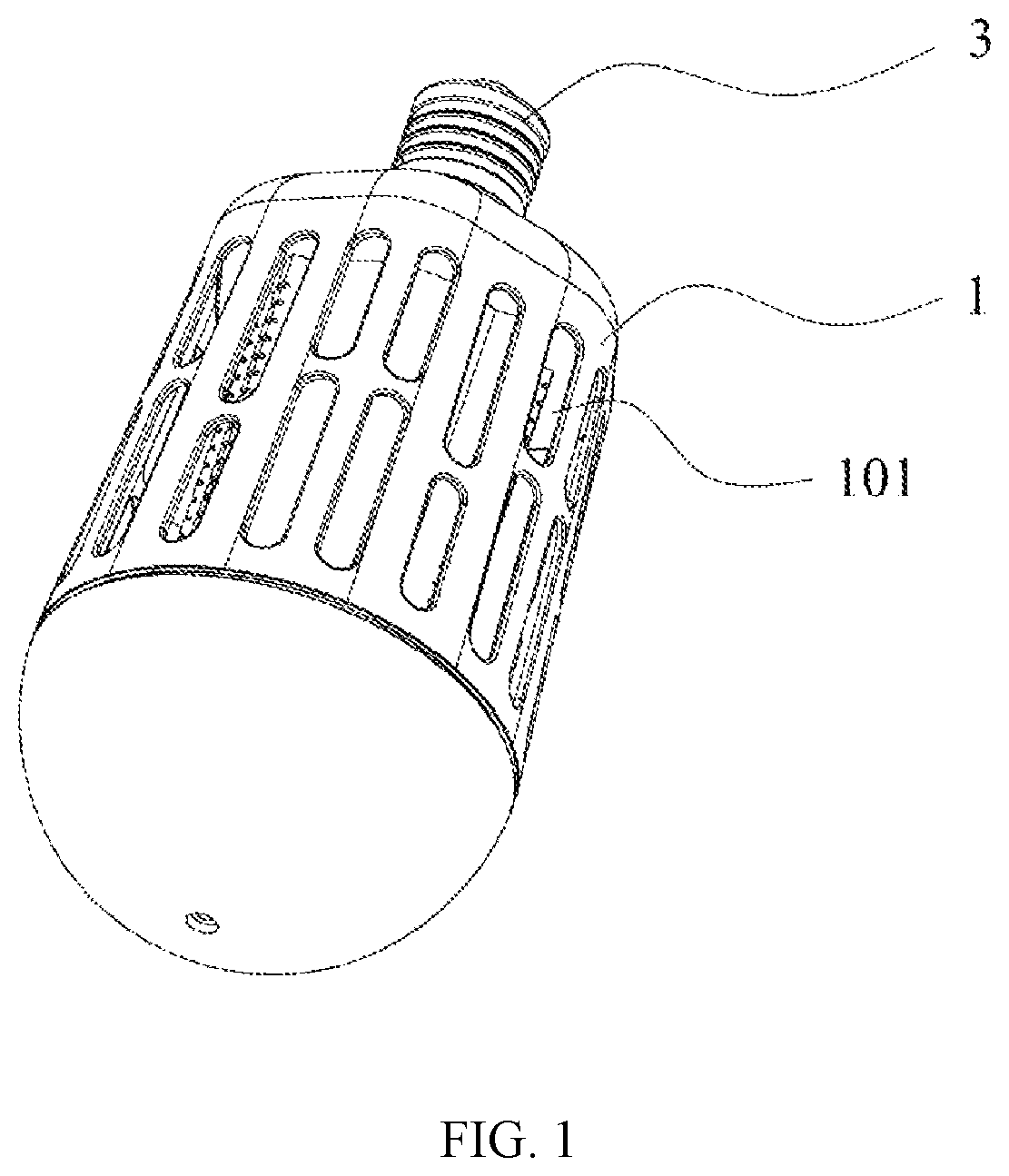 Patent US12302884 — Mosquito killing lamp — Figure 1