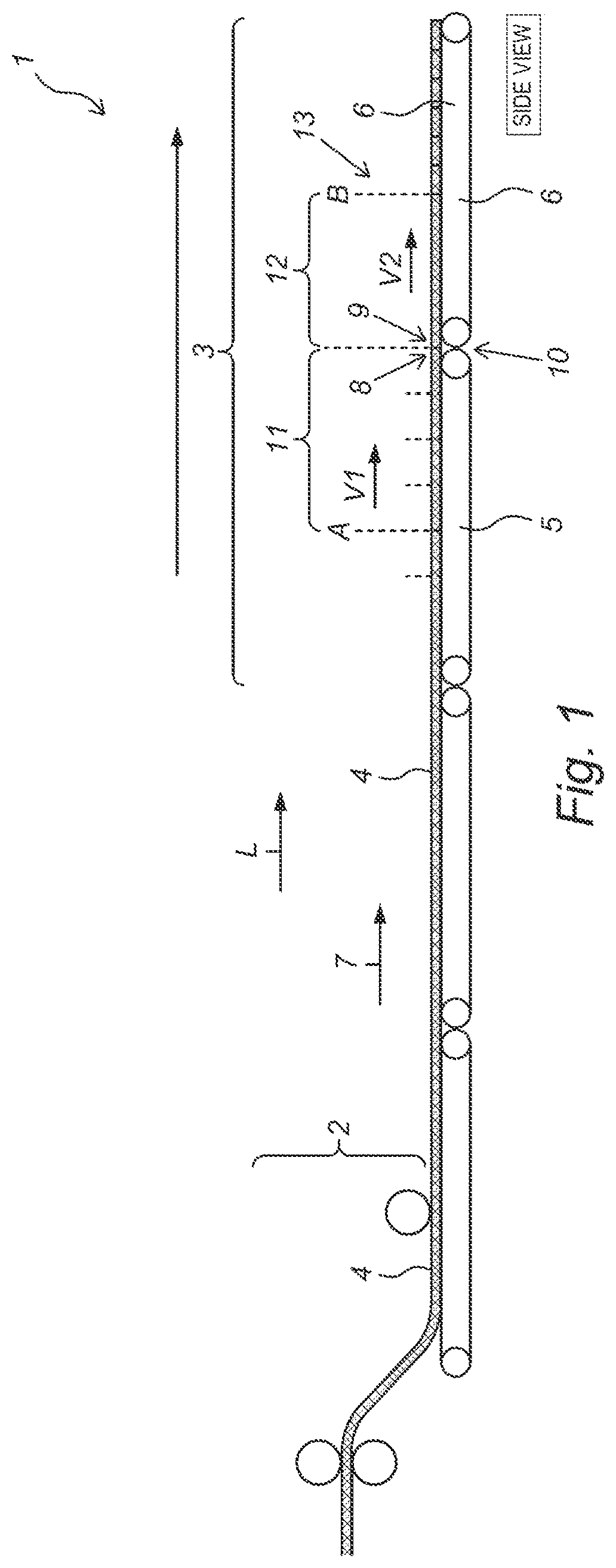Patent US12302911 — Dough handling device — Figure 1