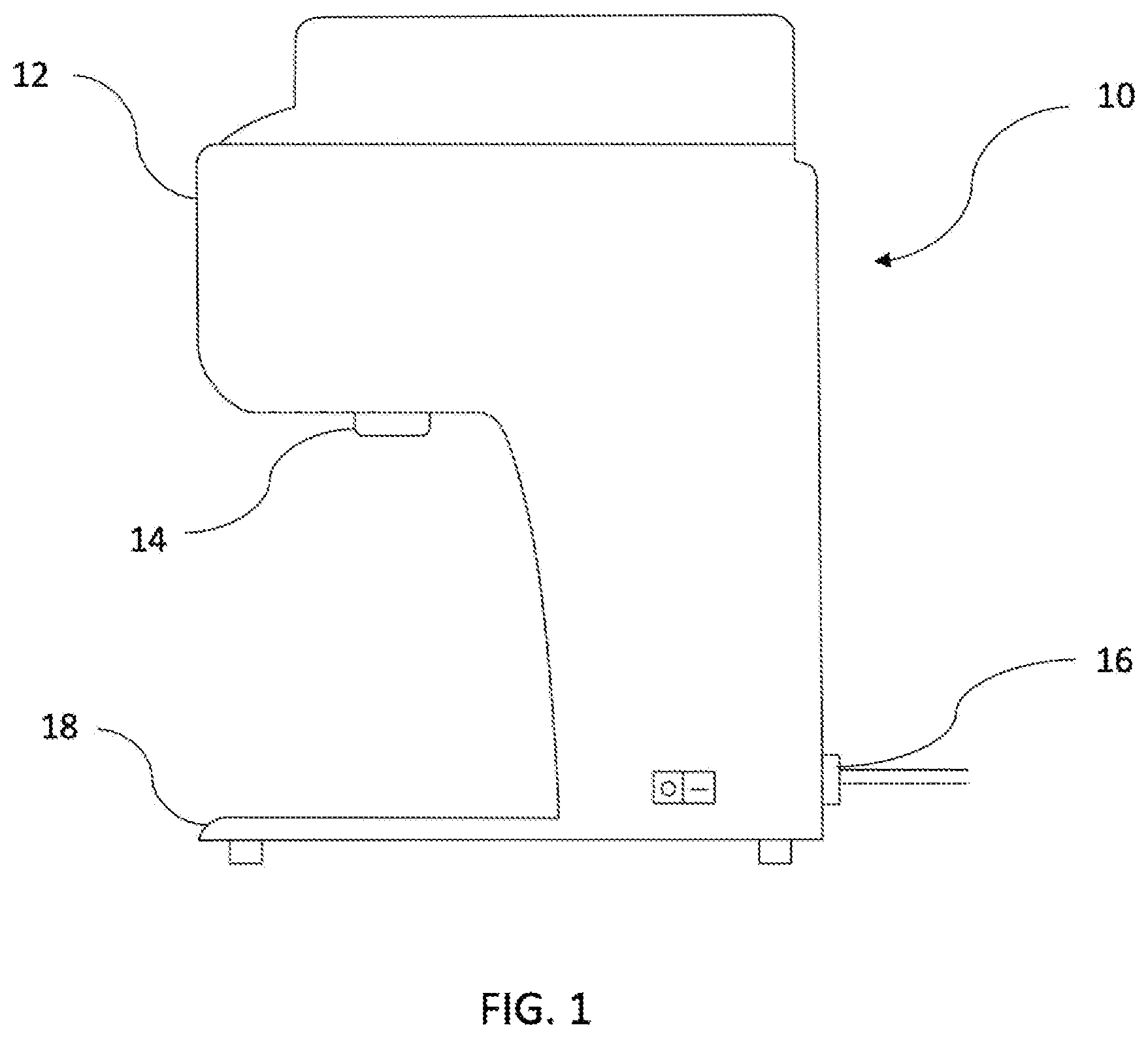 Patent US12302922 — Frozen product machine — Figure 1