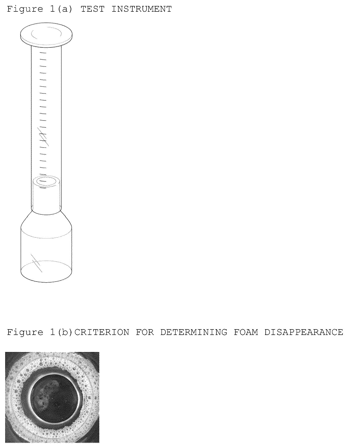 Patent US12302932 Figure 1 – Beverage having foam retentivity and method for improving foam retentivity of beverage
