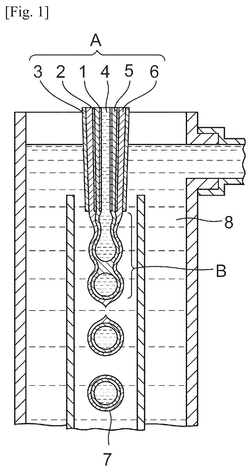 Patent US12302935 — Three-layered capsule constructed with non-hydrogenated oil and production thereof — Figure 1