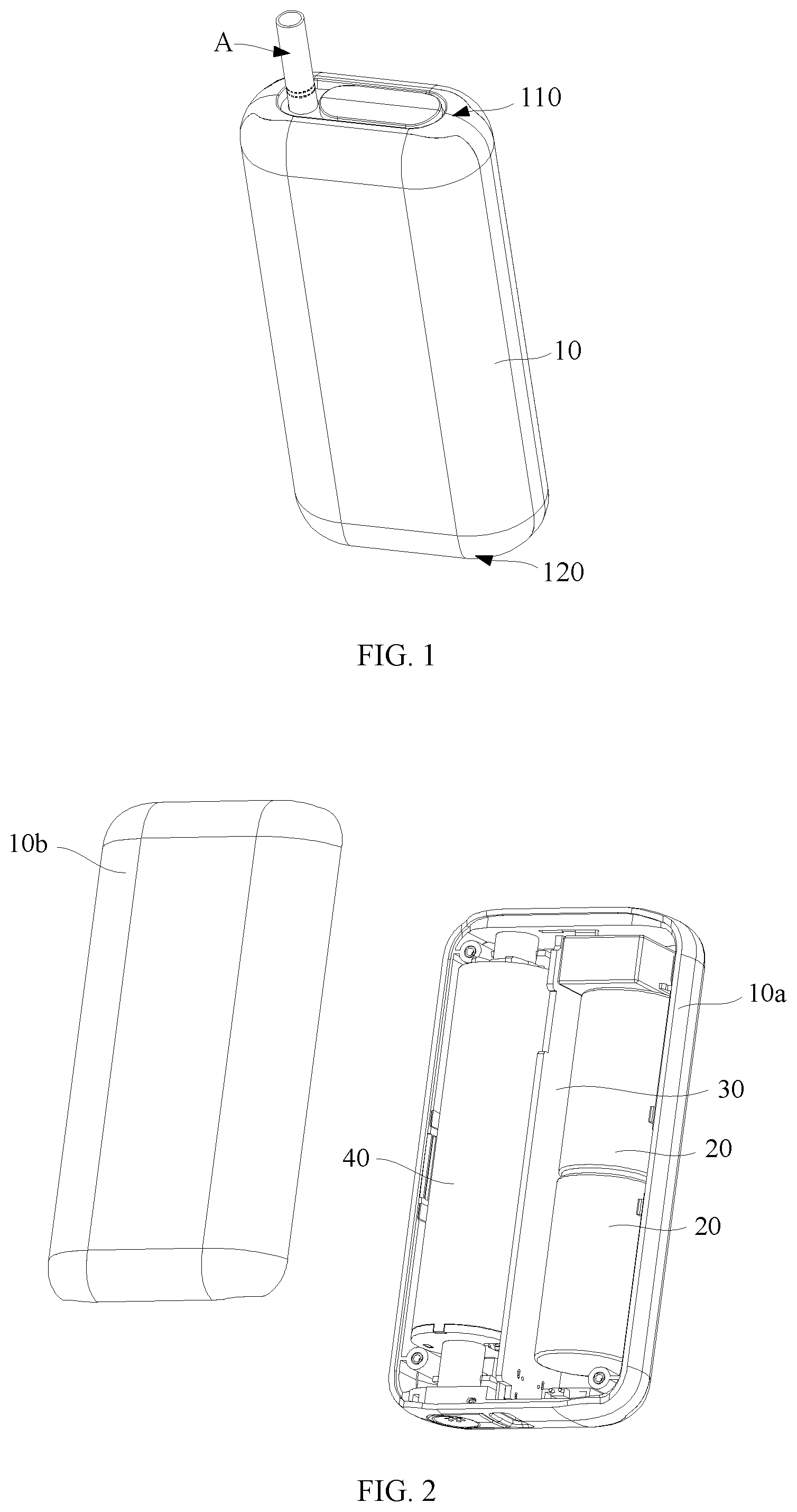 Patent US12302946 — Heat insulation mechanism suitable for electromagnetic induction-type aerosol generation device and aerosol generation device — Figure 1