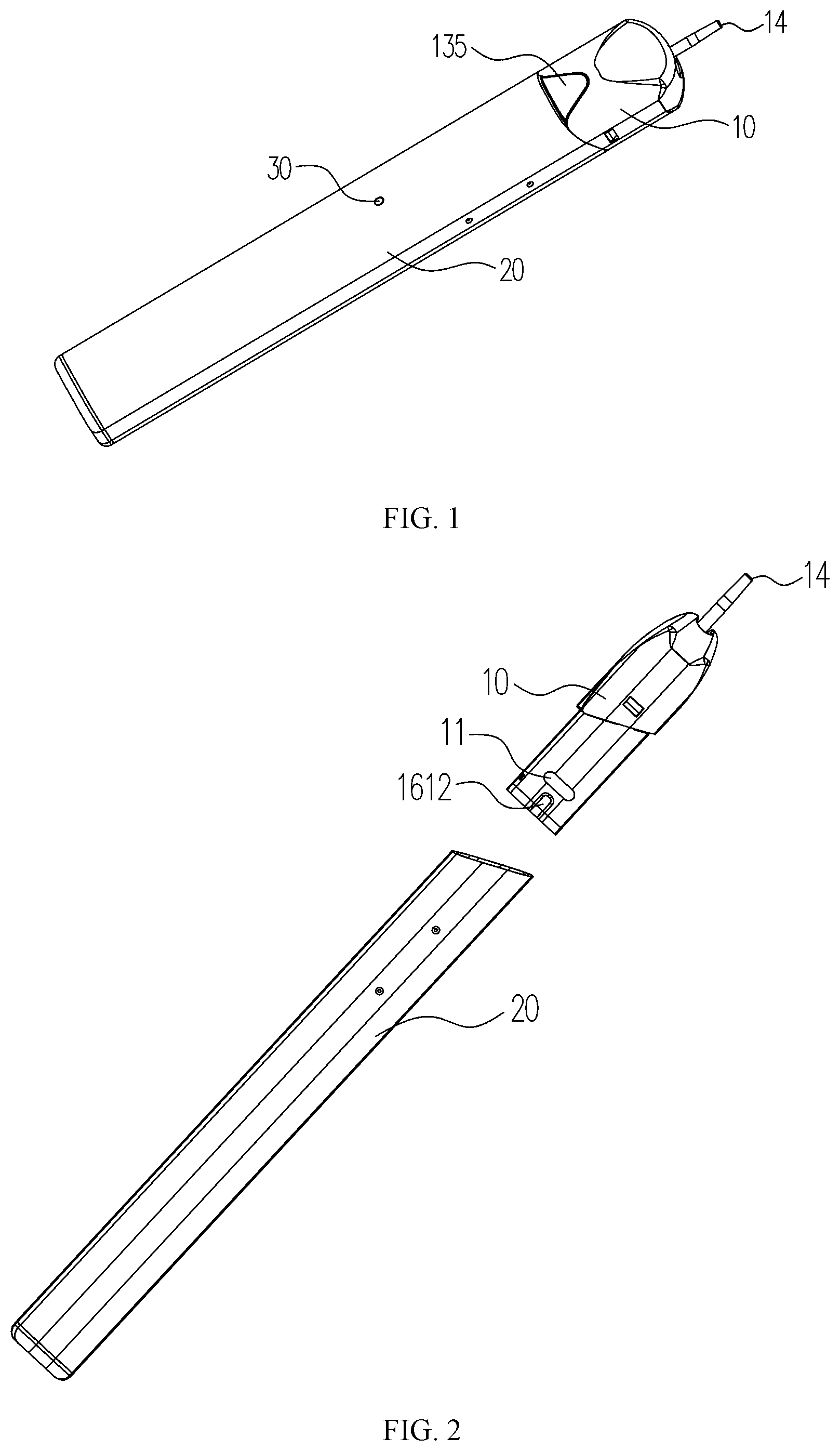 Patent US12302947 — Cartridge, battery device and electronic cigarette — Figure 1
