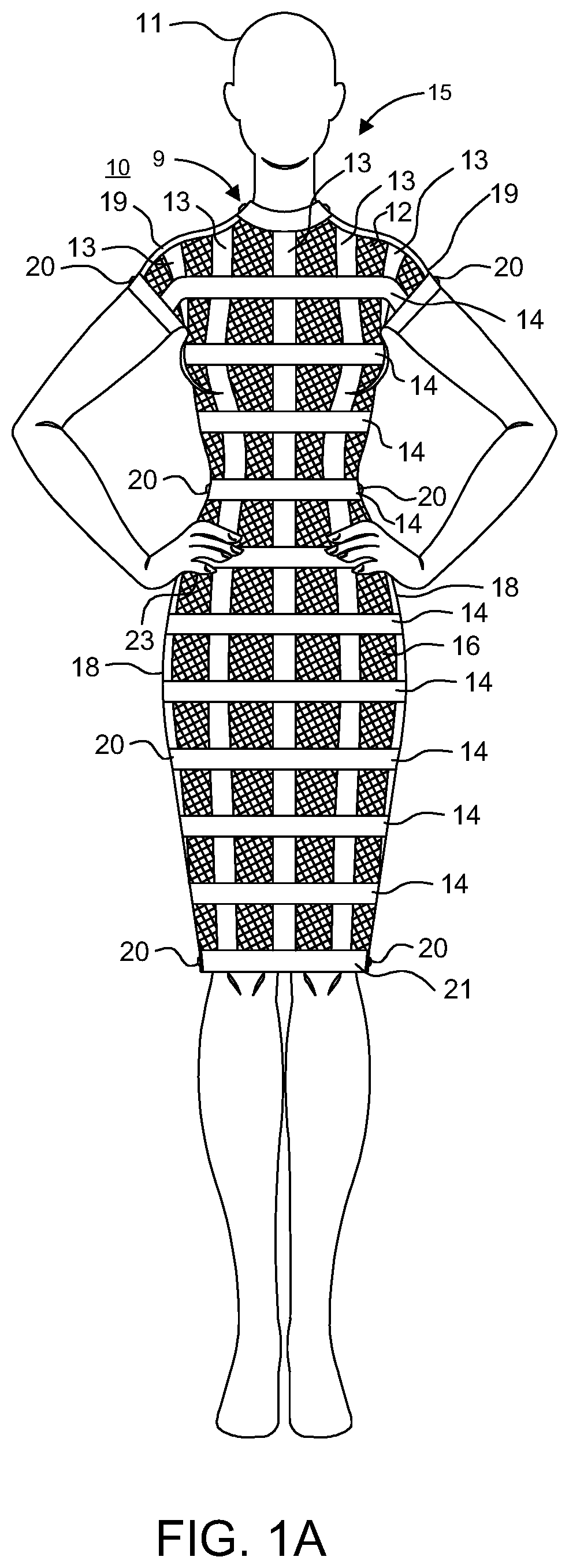 Patent US12302957 — Method and apparatus to convert clothing for sexual interest, bondage and power play — Figure 1