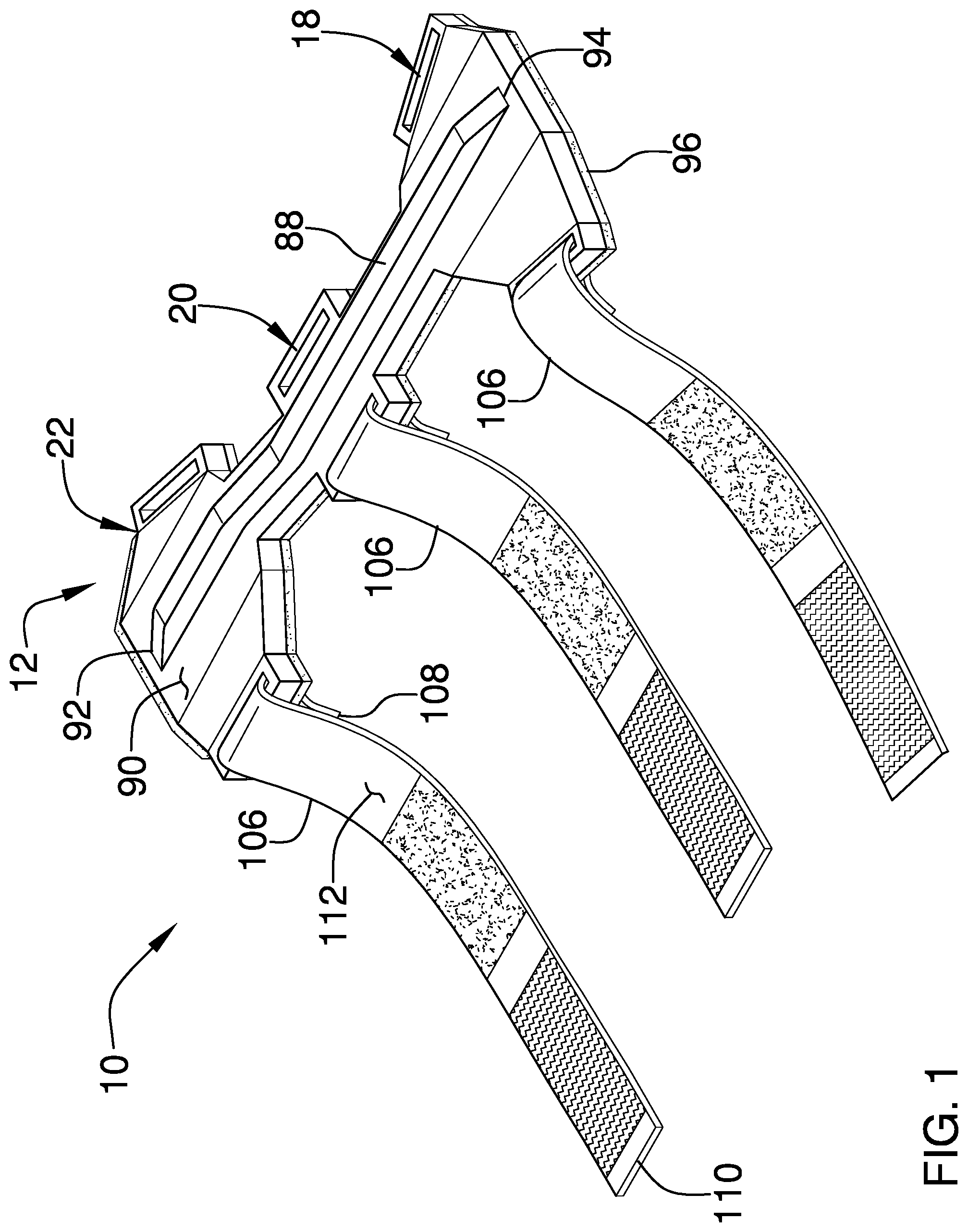 Patent US12302961 — Bowling wrist brace device — Figure 1